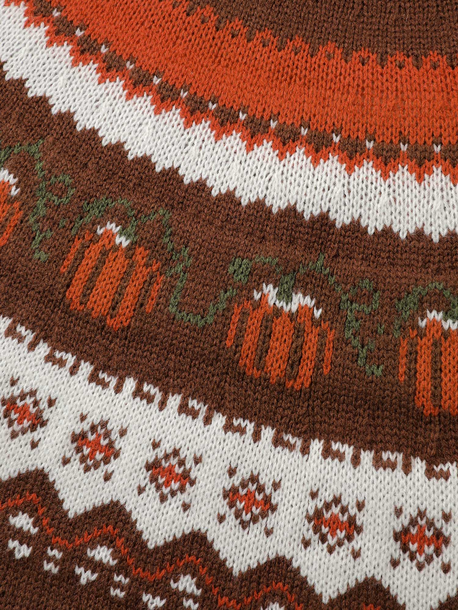 Fair Isle Halloween Jacquard Print Pullover - Image 5