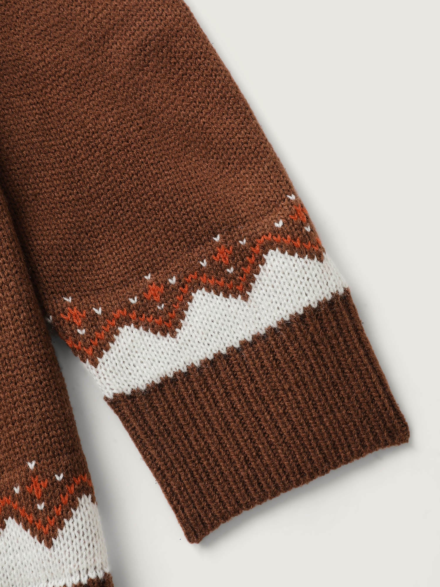 Fair Isle Halloween Jacquard Print Pullover - Image 6