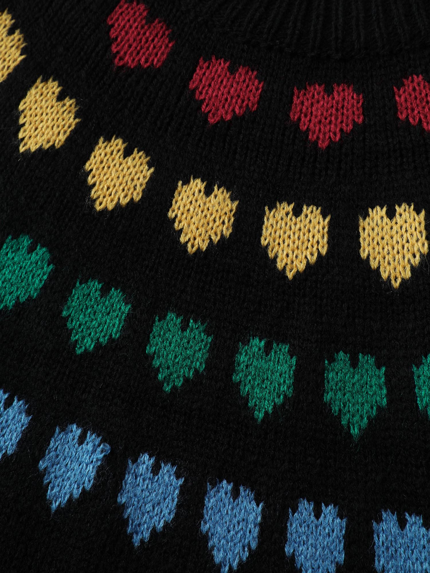 Fair Isle Hearts Yoke Pullover - Image 6