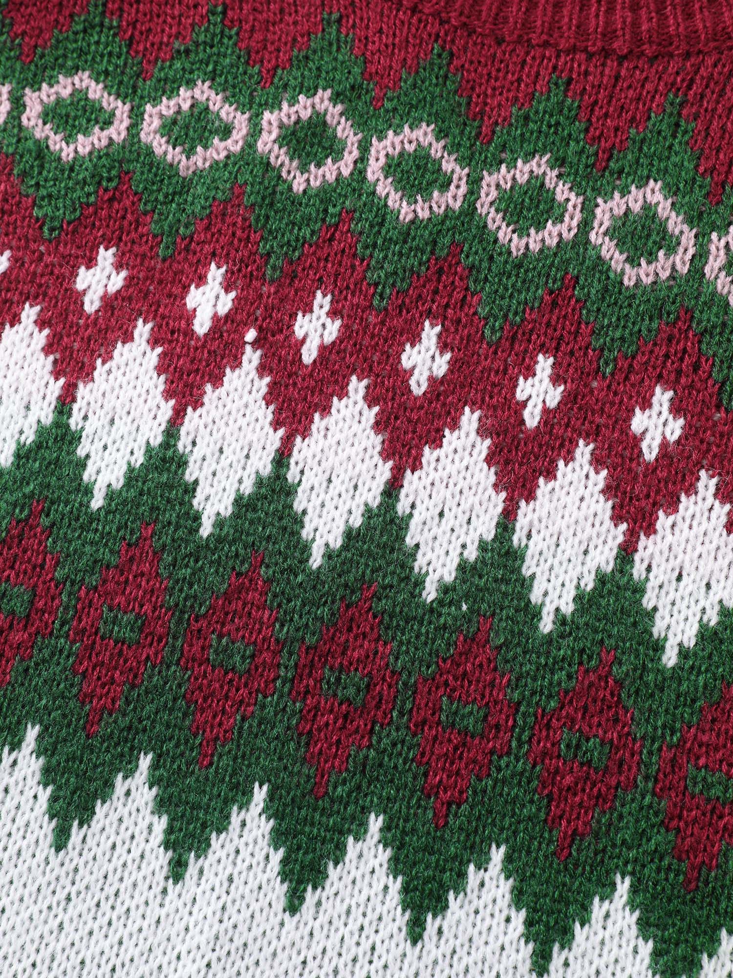 Fair-Isle Holiday Jacquard Pullover - Image 7