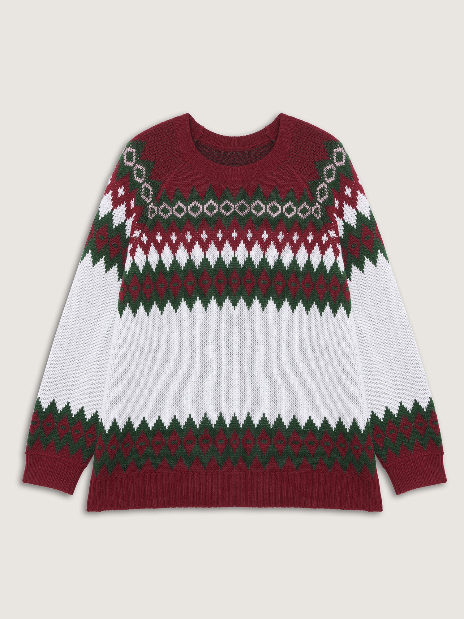 Fair-Isle Holiday Jacquard Pullover - Image 8
