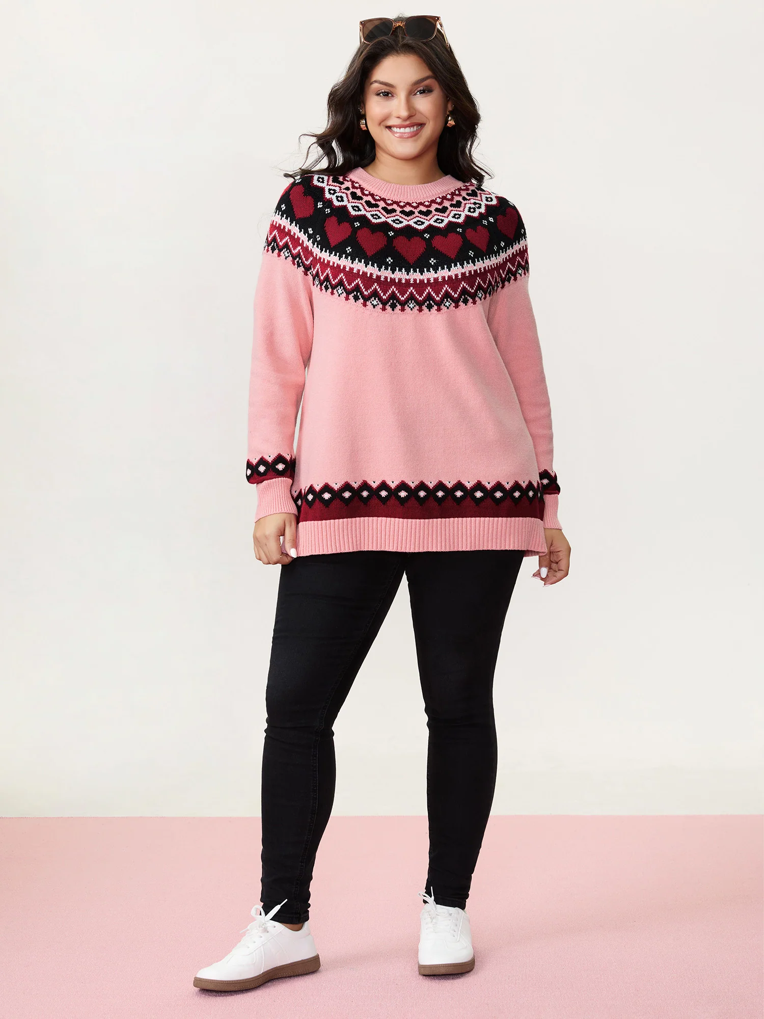 Fair-Isle Love Jacquard Pullover - Image 2
