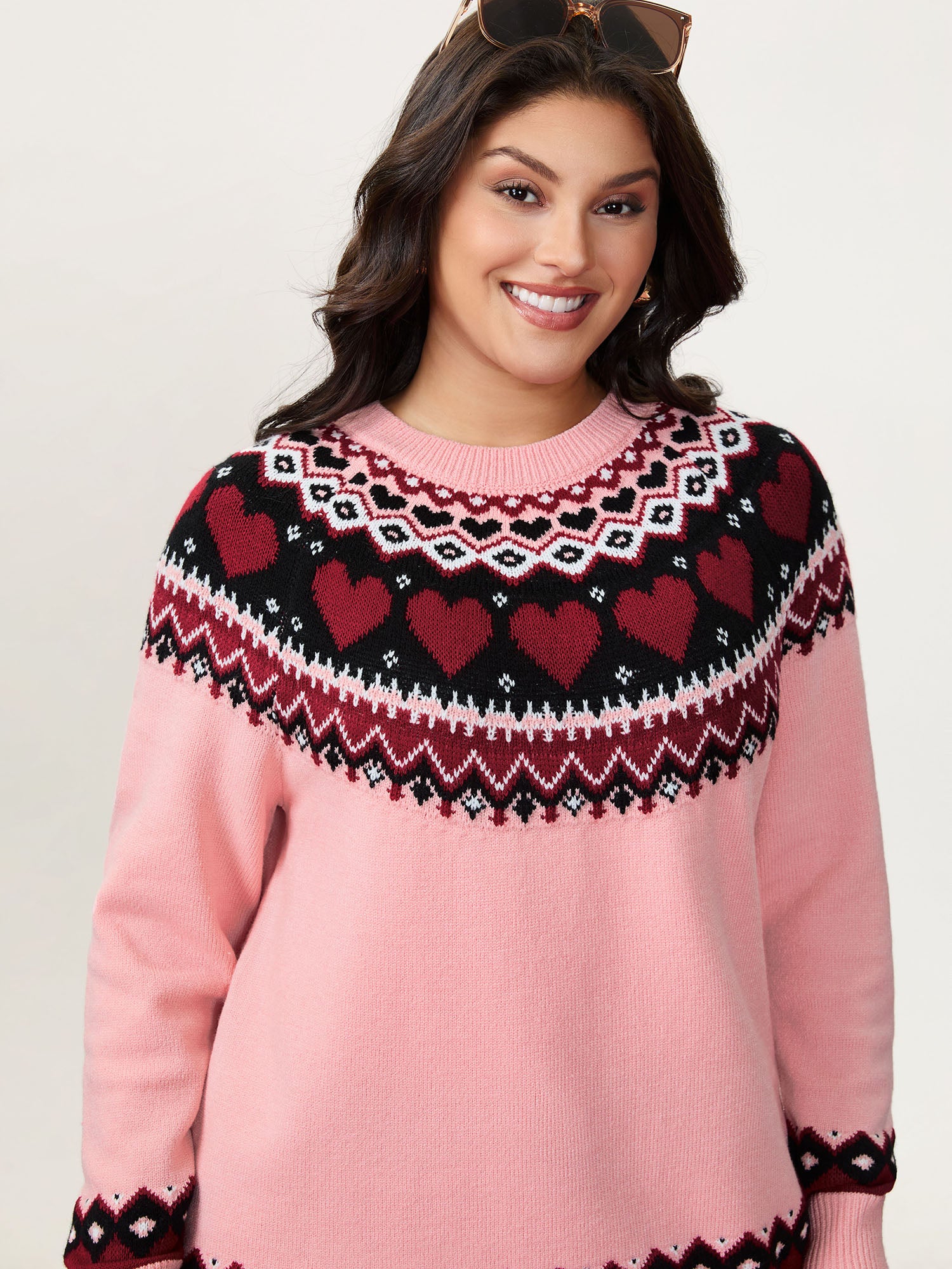 Fair-Isle Love Jacquard Pullover - Image 3