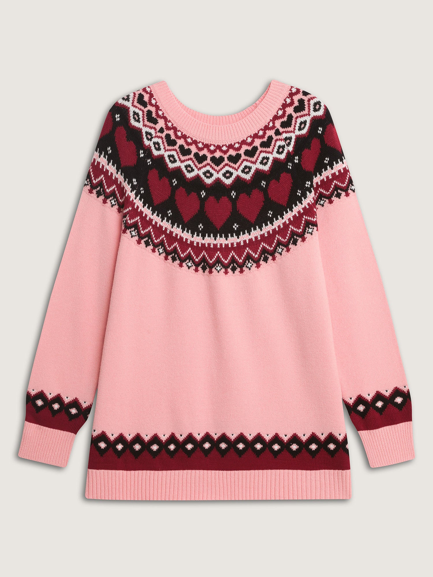Fair-Isle Love Jacquard Pullover - Image 7
