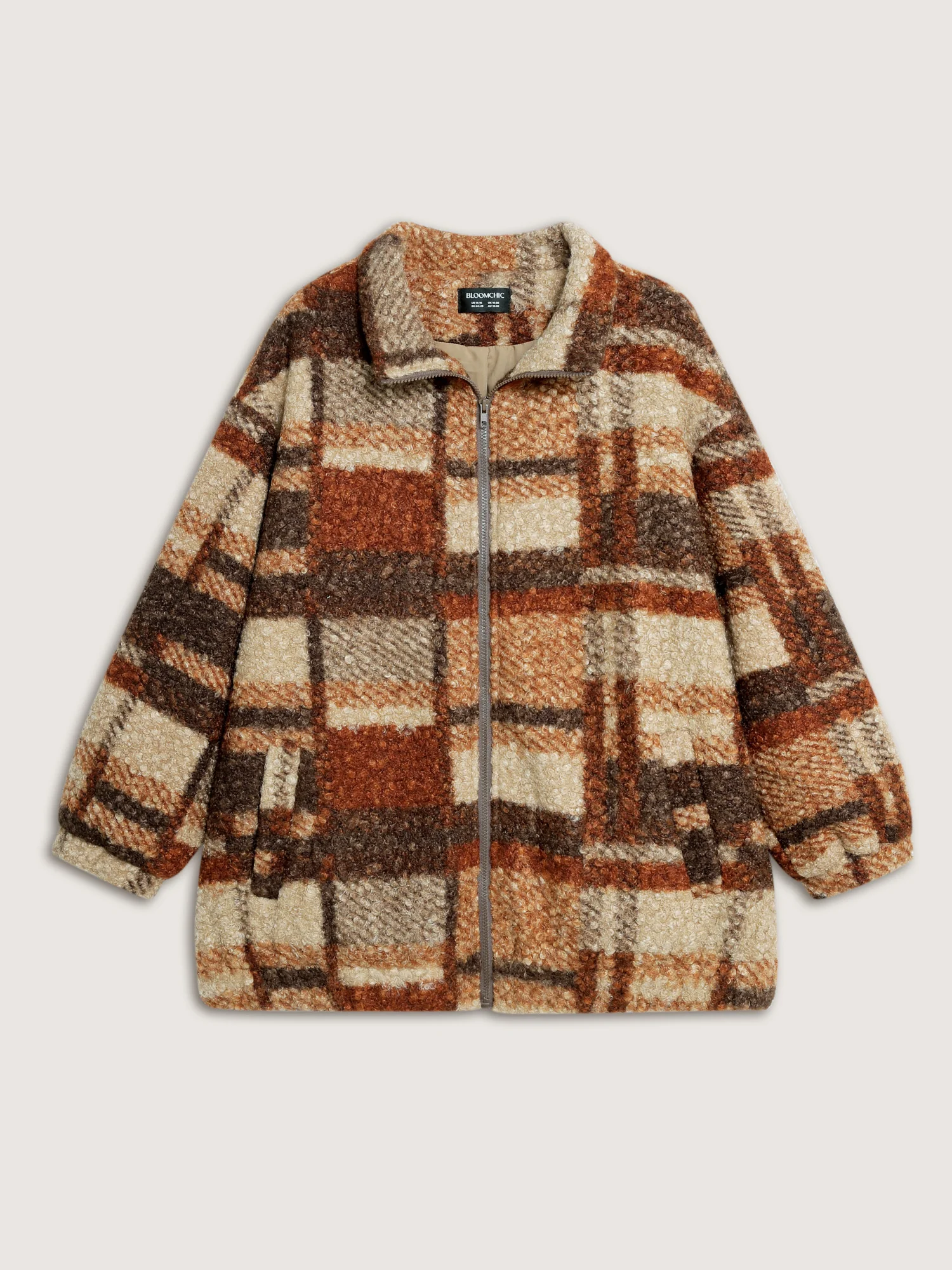 Fall-Ready Fluffy Zipper Jacket - Image 8