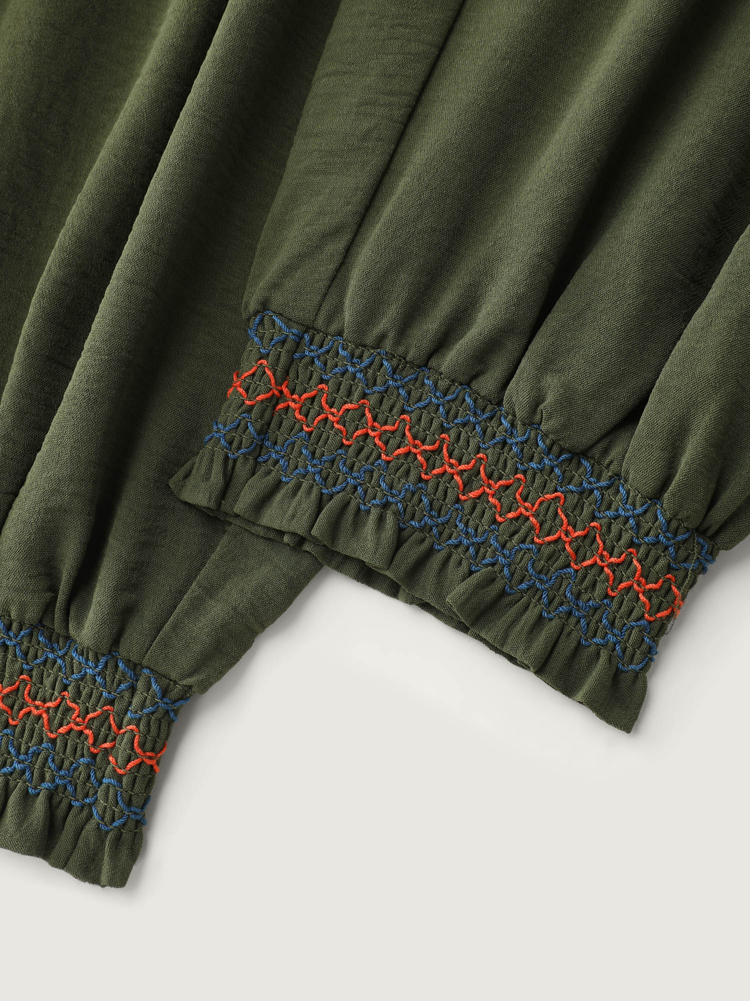 Fancy Shirred Waistband Jogger Pants - Image 6