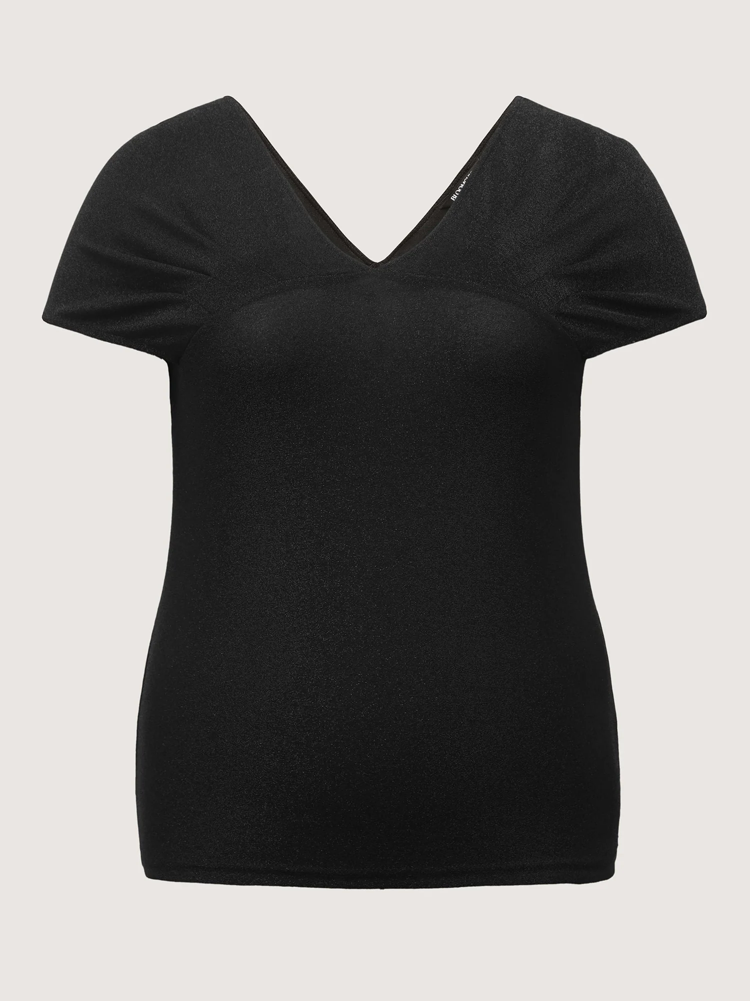 Festive Shimmer Super Pleated Shoulder Top - Image 5