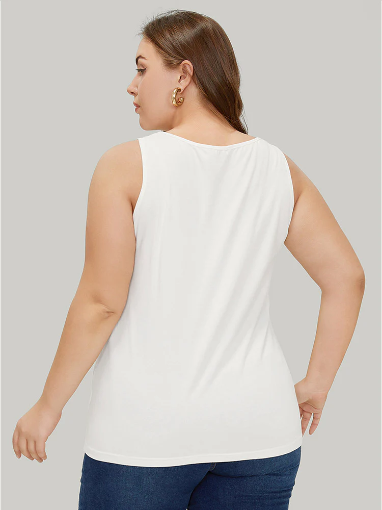Figure Print Sleeveless Tank Top - Image 5