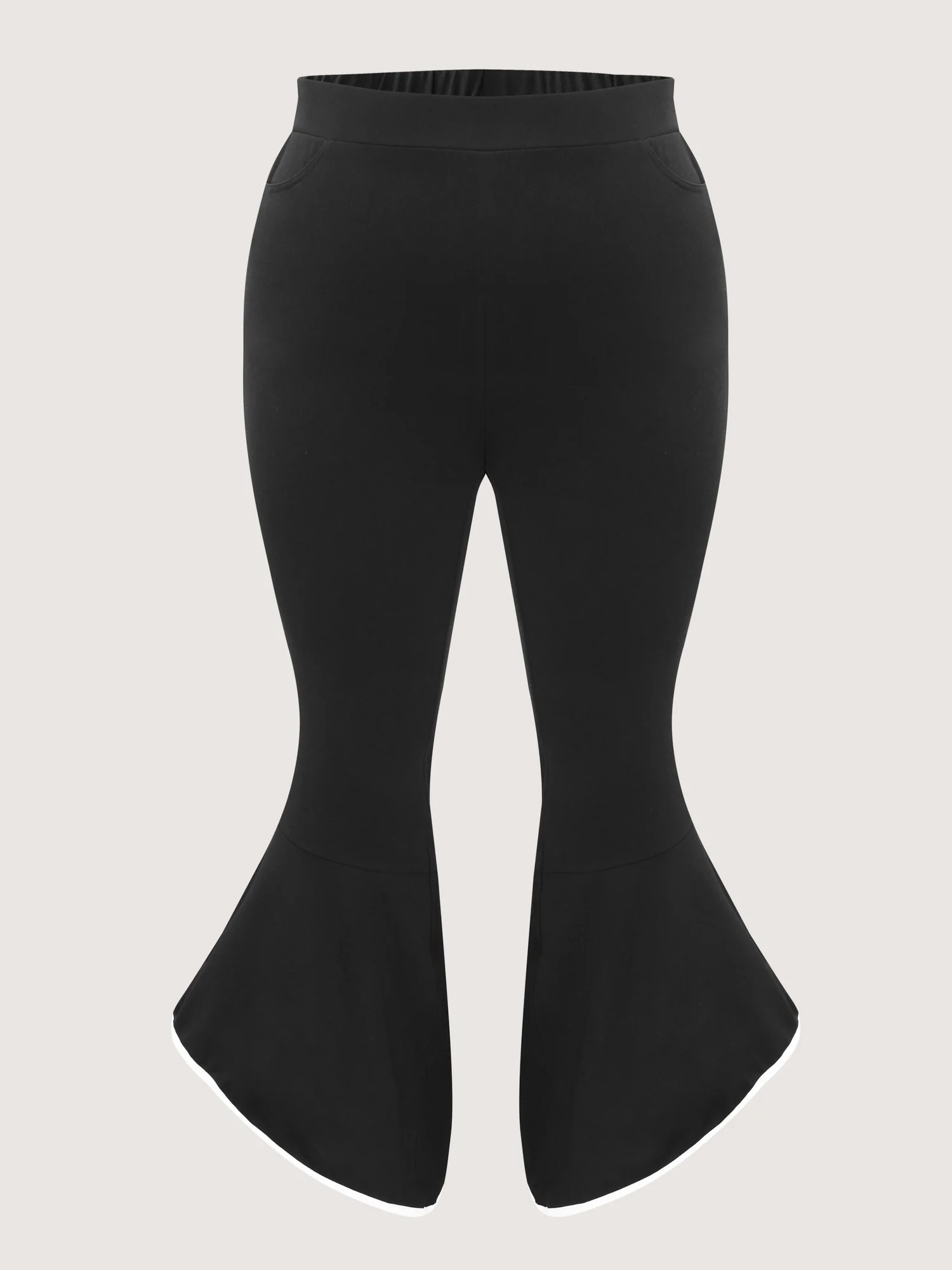 Flared Hem Pull-On Pocket Pants - Image 9