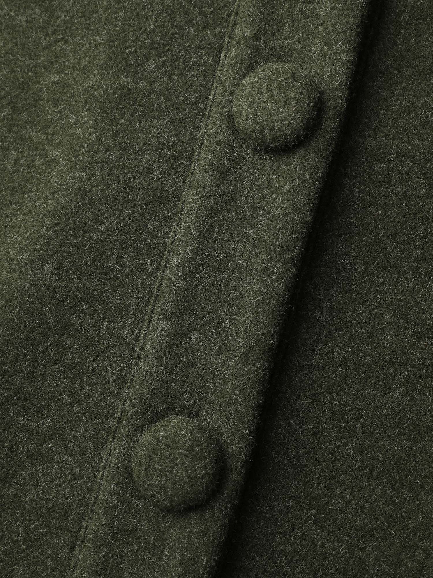 Flared Sleeve A-Line Button Jacket - Image 6