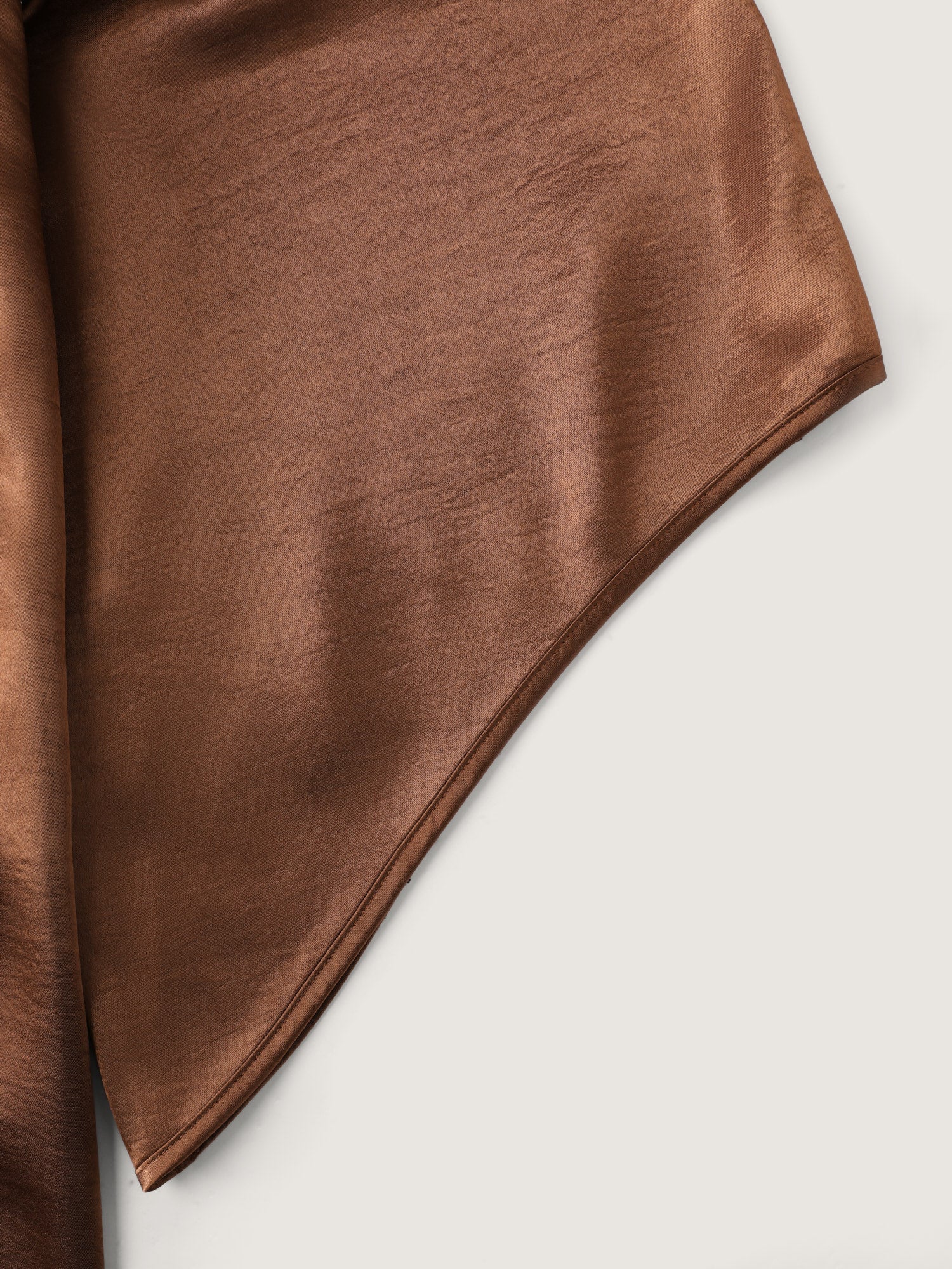 Flared Sleeve Metal Detail Waistline Mini Dress - Image 6