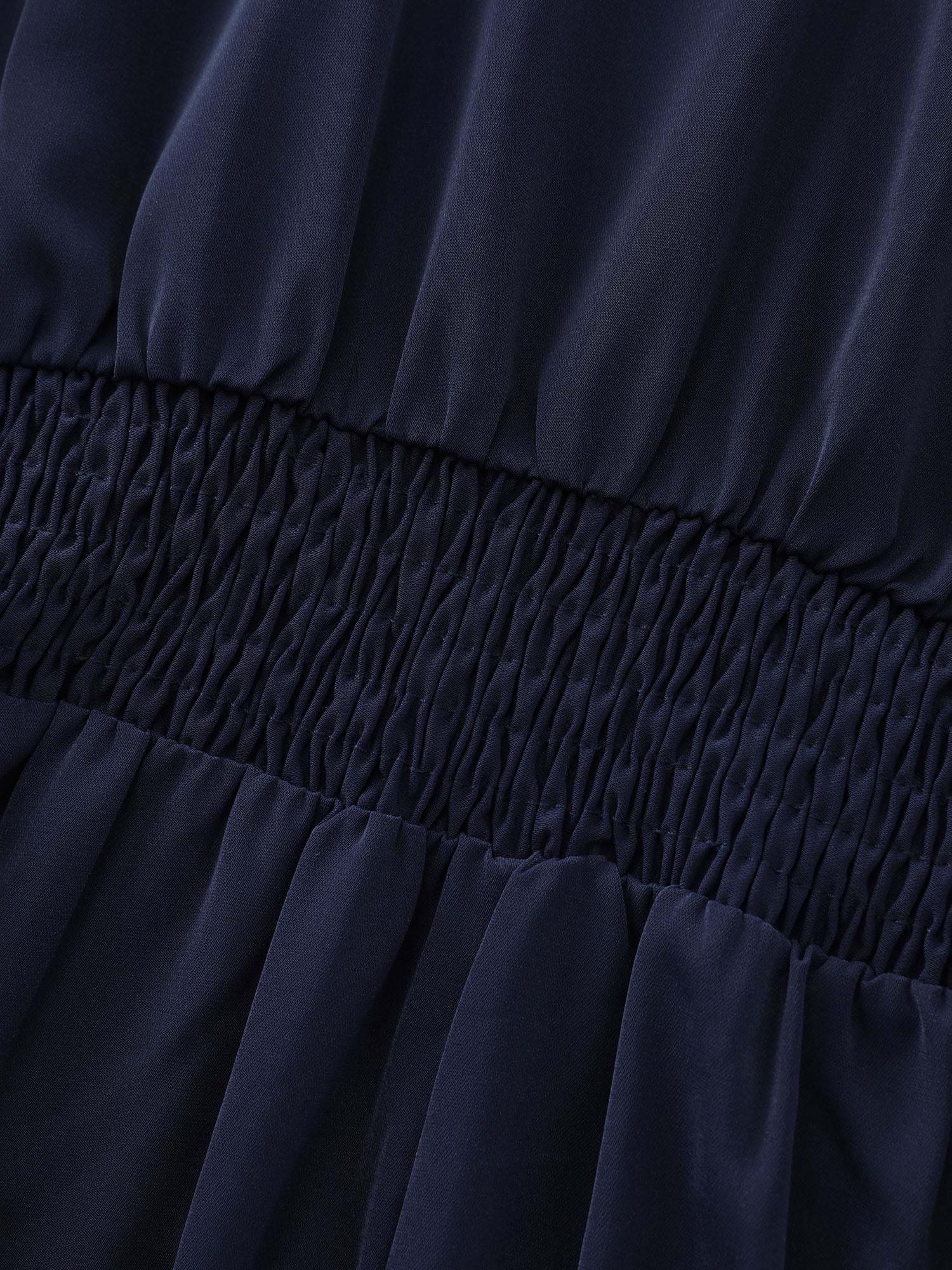 Flared Sleeve Pleated Waist Blouse - Image 5
