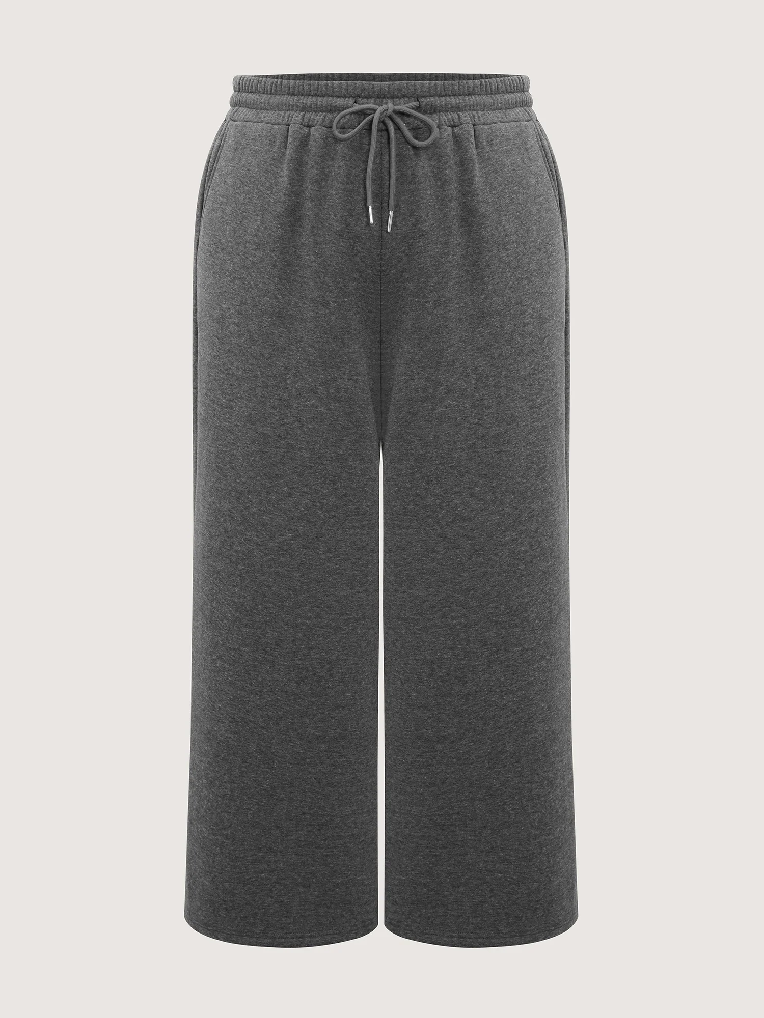 Fleece Lined Stretchy Drawstring Pants - Image 8
