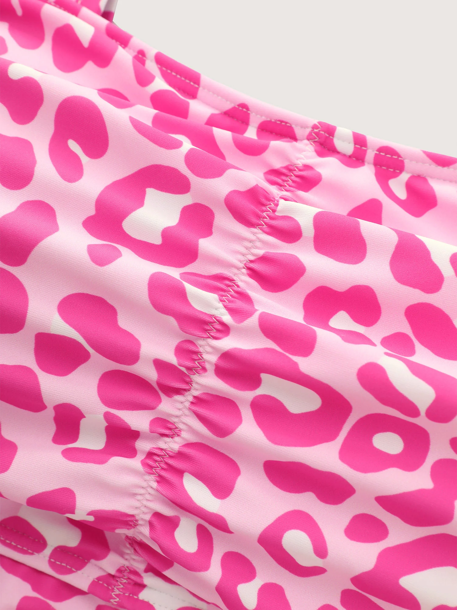 Flirty Leopard Print Swim Top - Image 5