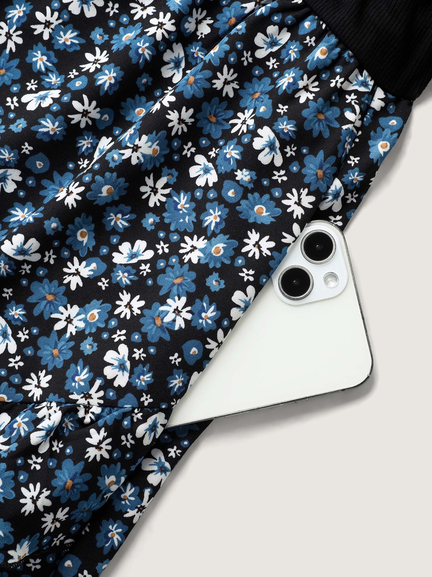 Floral Asymmetrical Hem Bow-Tie Midi Dress - Image 6