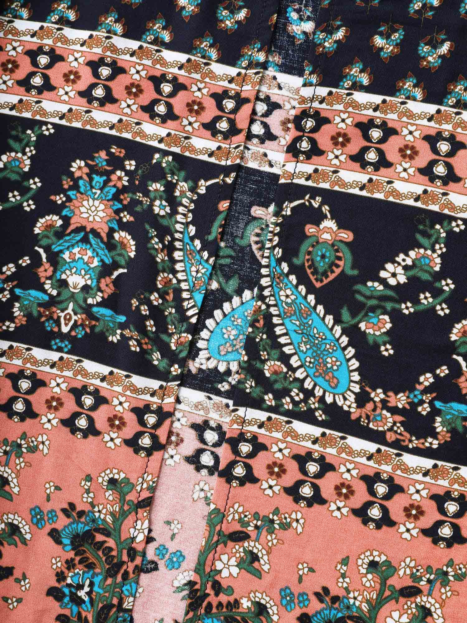 Floral Boho Fringe Detail Kimono - Image 5