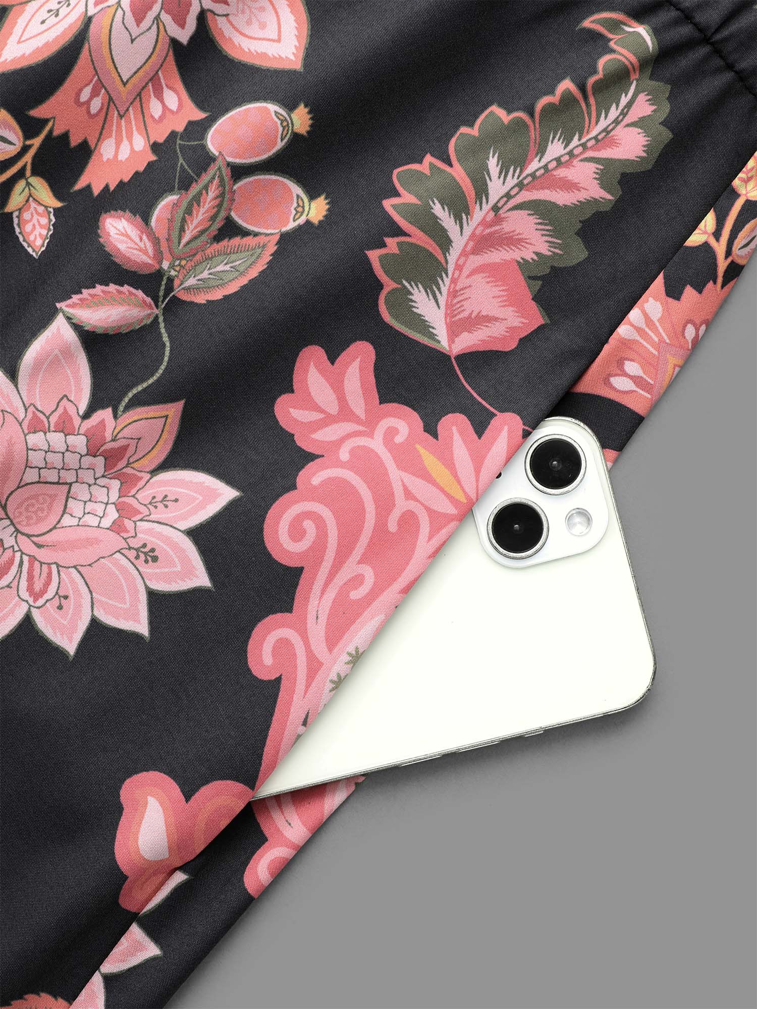 Floral Boho Print Neck Cut-Out Dress - Image 5