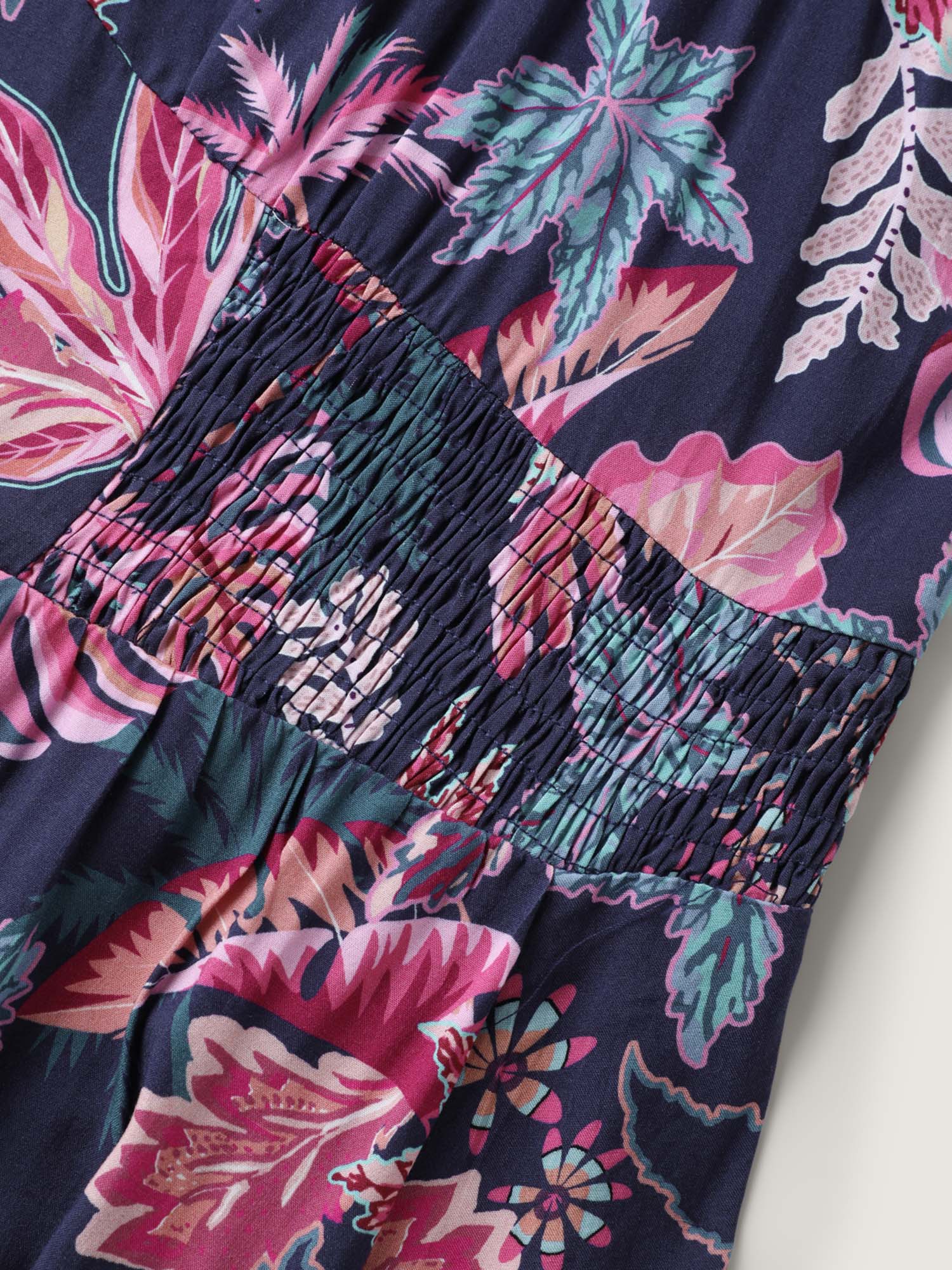Floral Cinched-Waist Maxi Dress - Image 5
