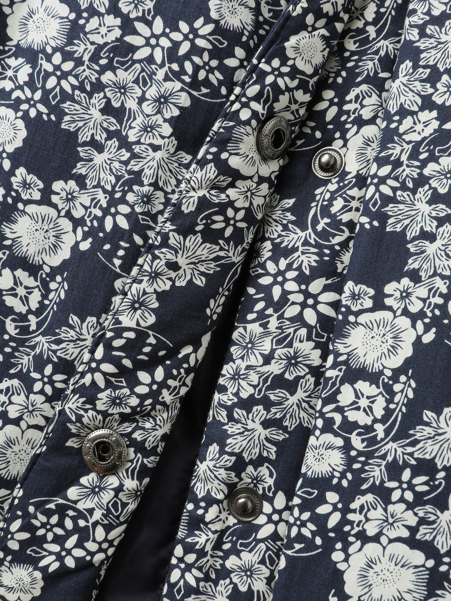 Floral Colored Lining Quilted Jacket - Image 6