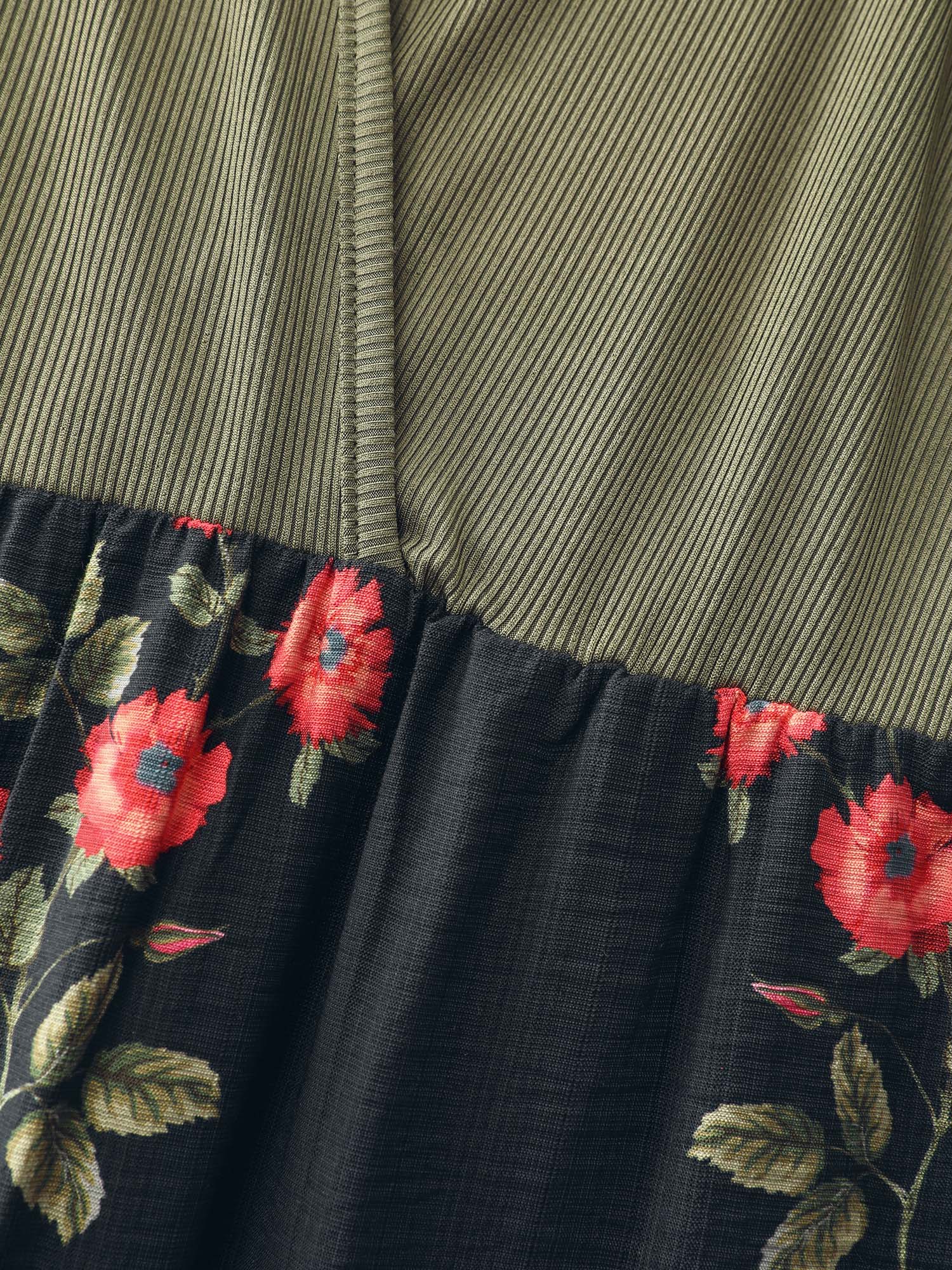 Floral Contrast Print Back-Tie Jumpsuit - Image 5