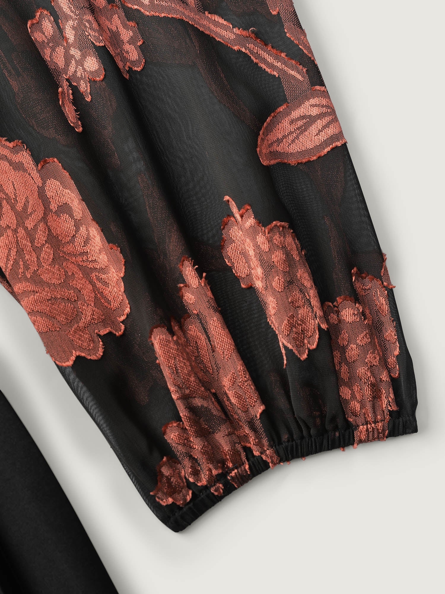 Floral Cut-Out Pleated Belted Jumpsuit - Image 6