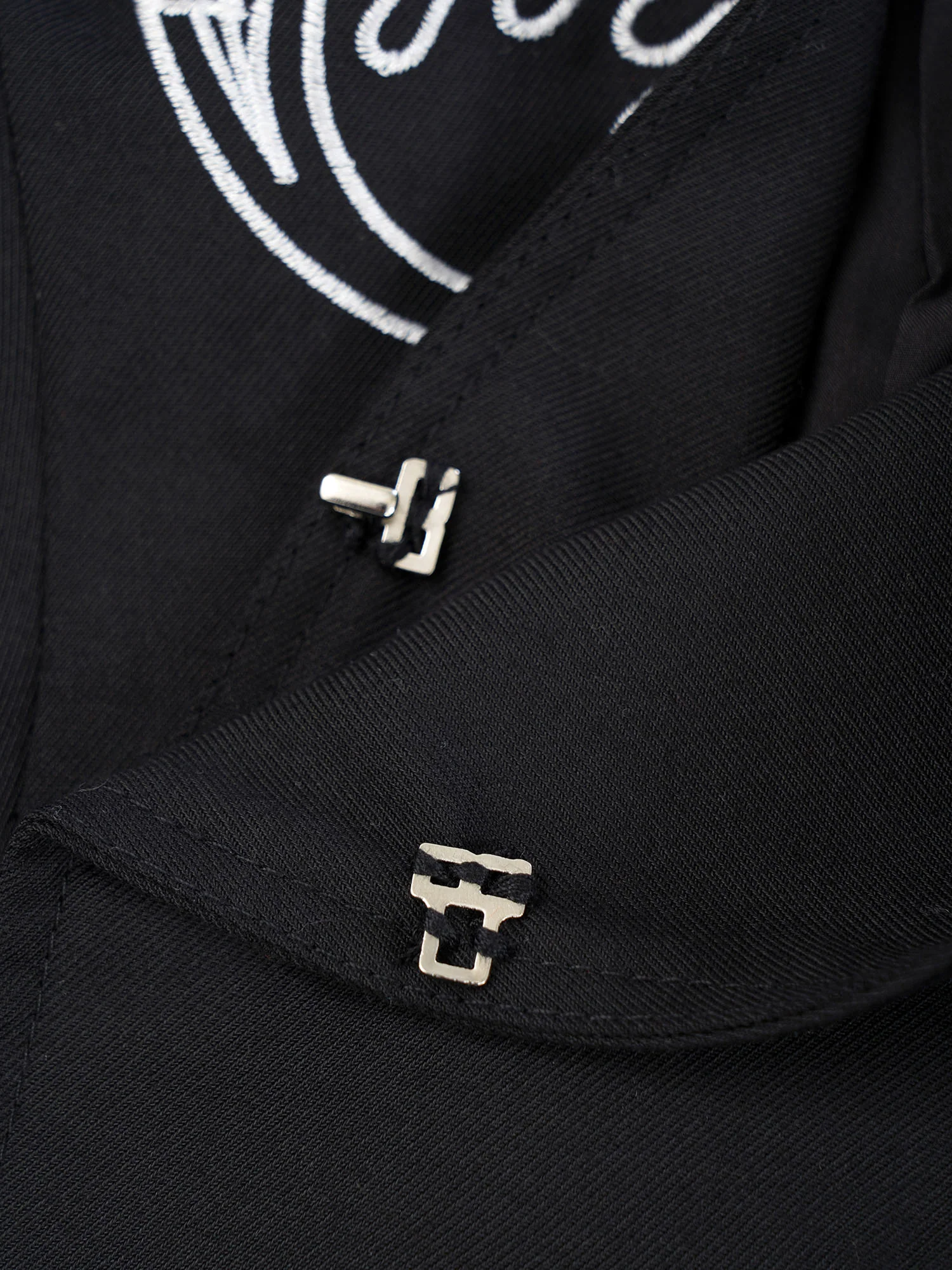 Floral Embroidered Hook Buckle Pocket Blazer - Image 6