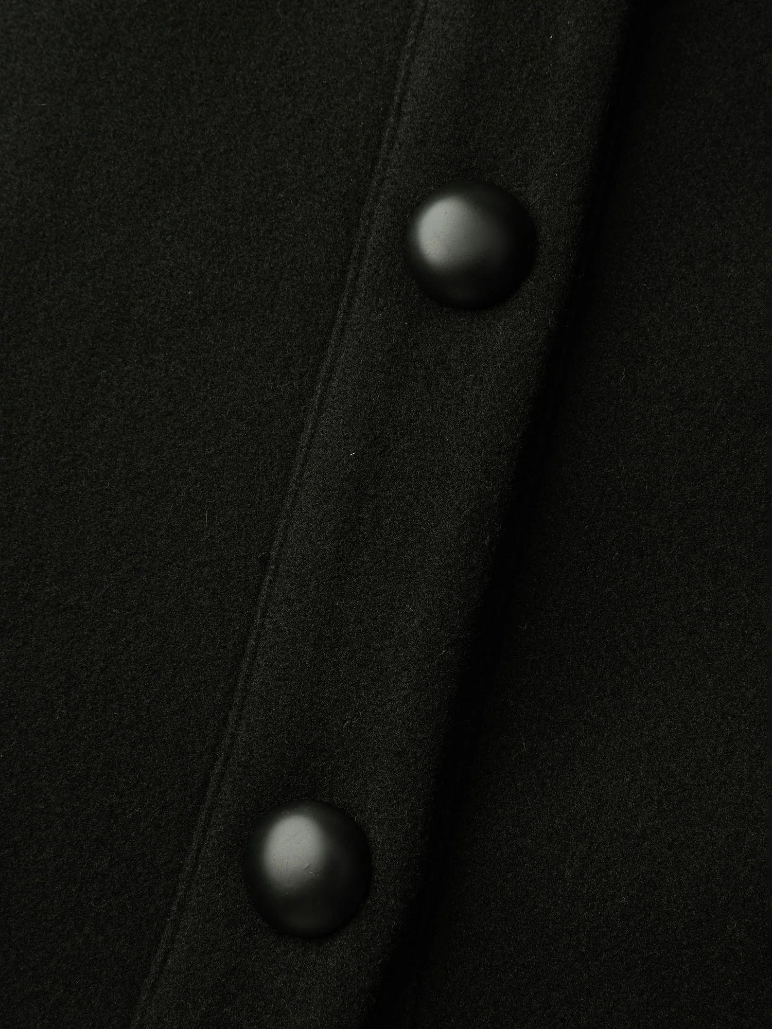Floral Embroidered Sleeve Slant Pockets Coat - Image 5