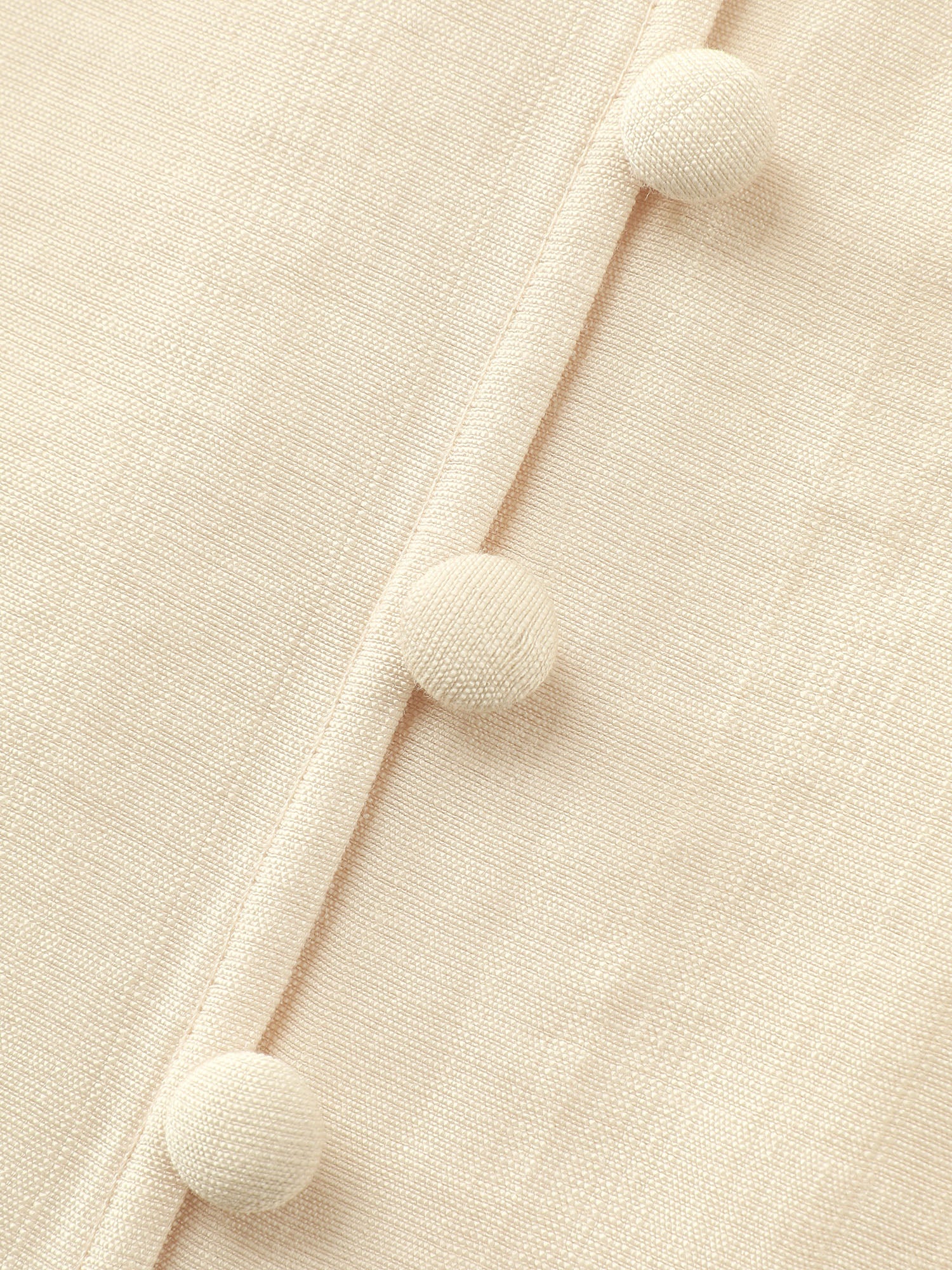 Floral Embroidery Button Front Blouse - Image 5