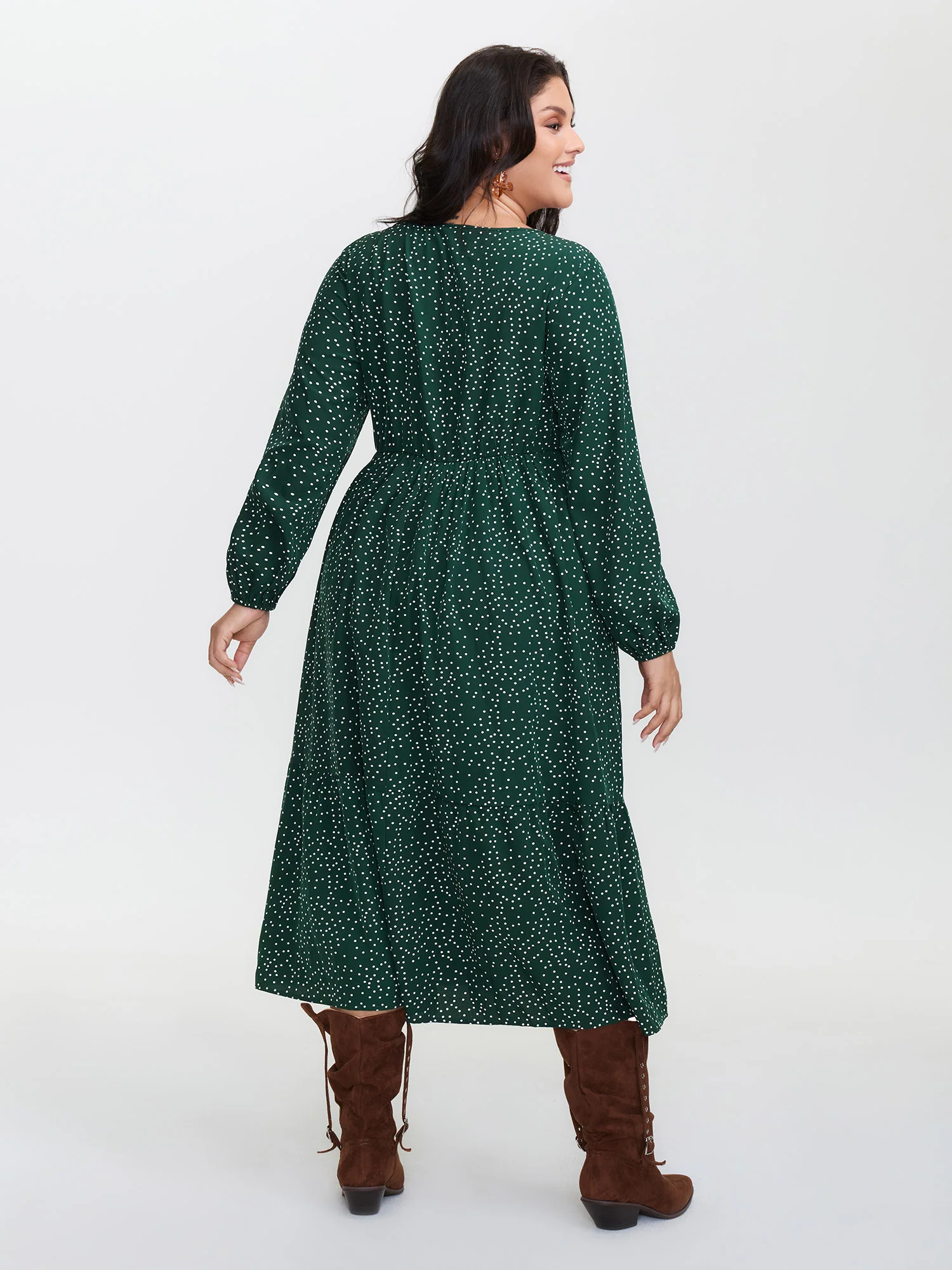 Floral Embroidery Tassels Maxi Dress - Image 4
