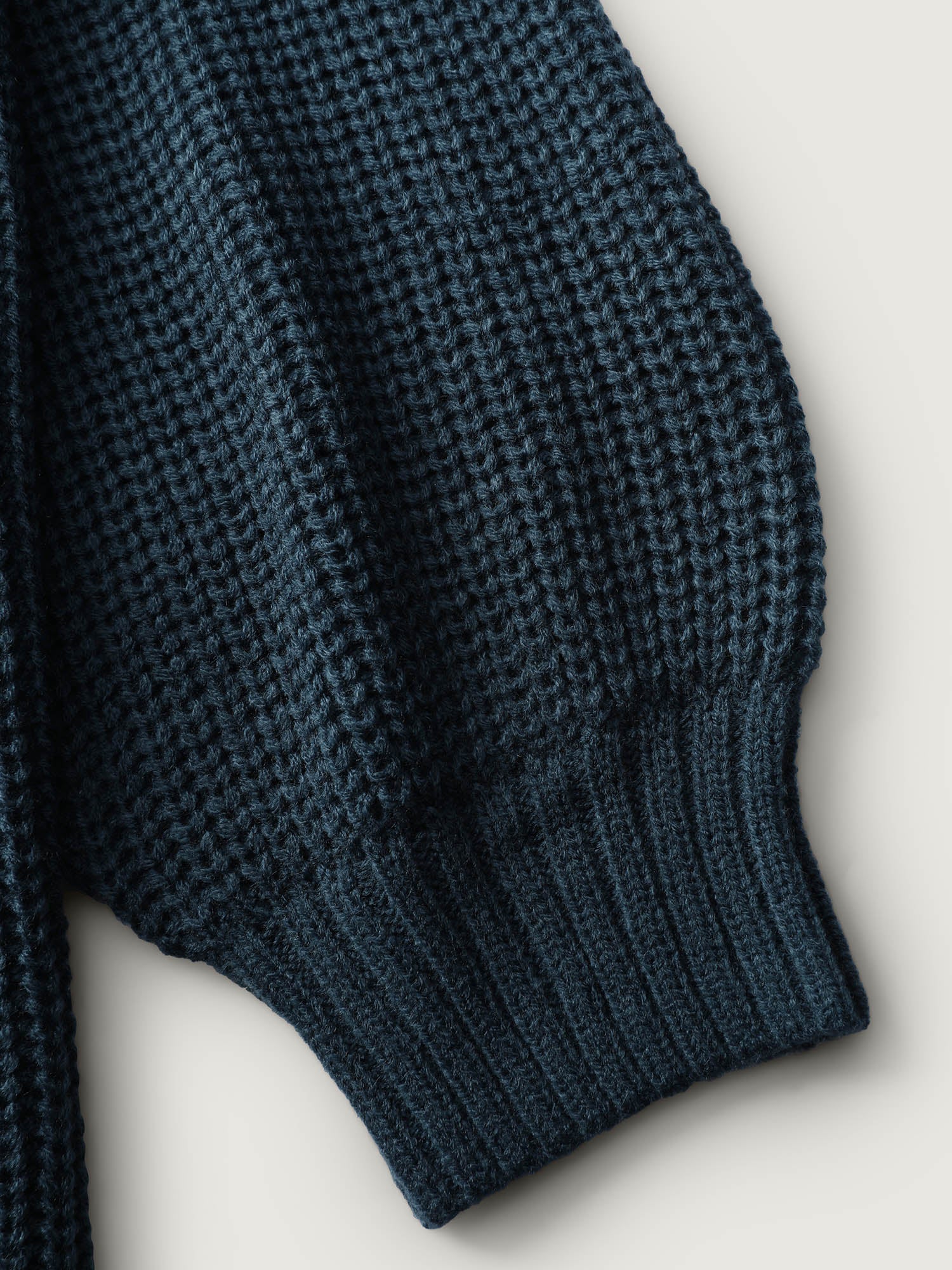 Floral Embroidery Textured Relaxed-Fit Pullover - Image 6