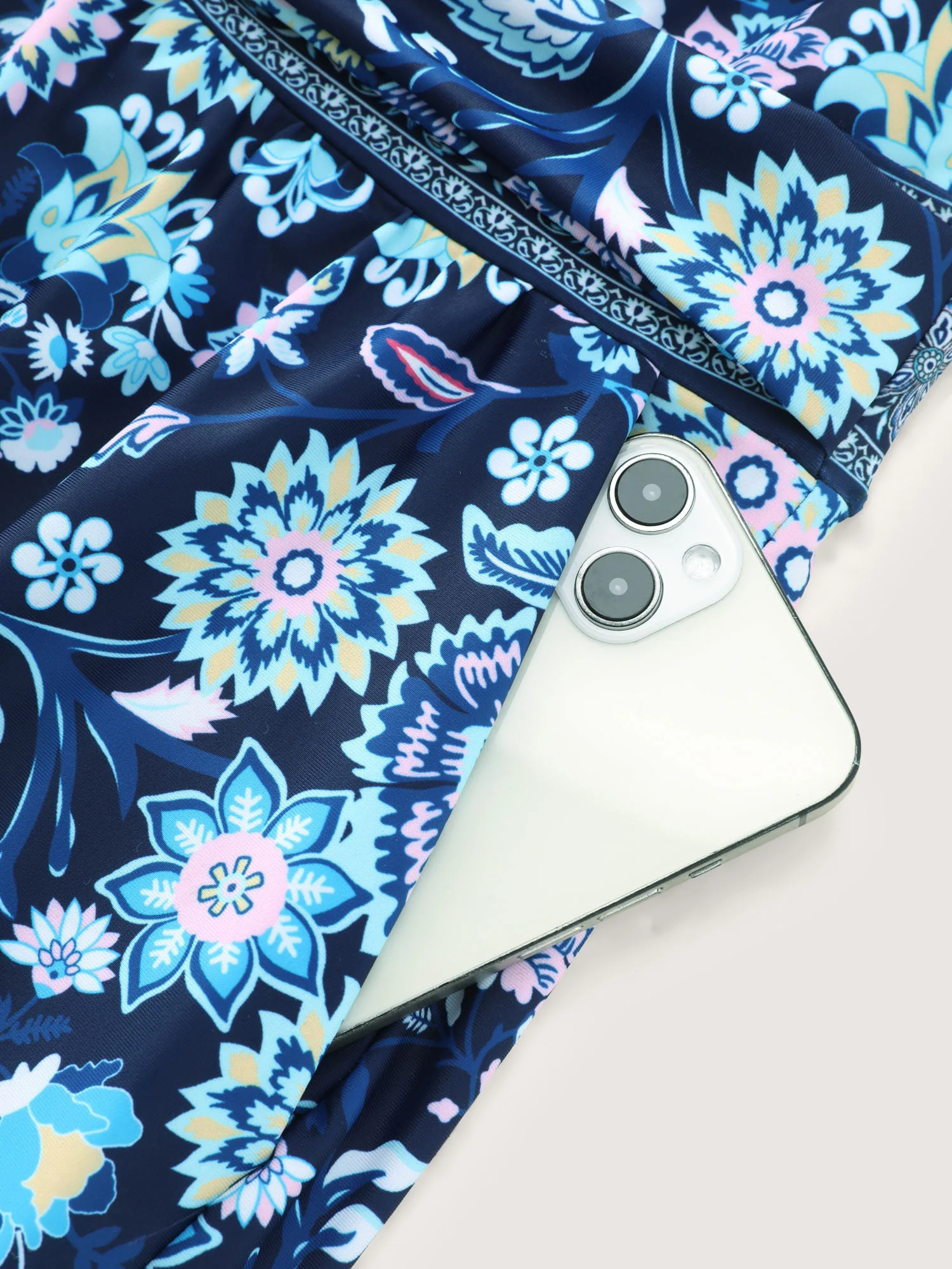 Floral Escape Pockets One-Piece Swimsuit - Image 6