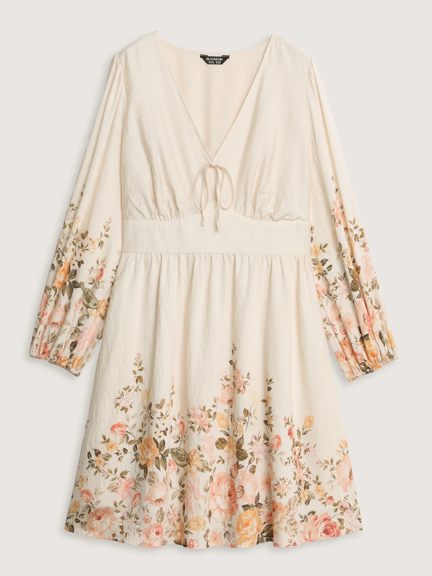 Floral Fiesta Adjustable Bodice Mini Dress - Image 7