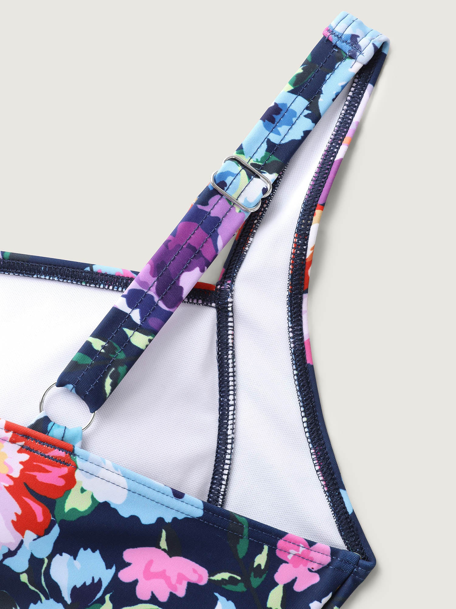 Floral Fun Ruched One-Piece Swimsuit - Image 6