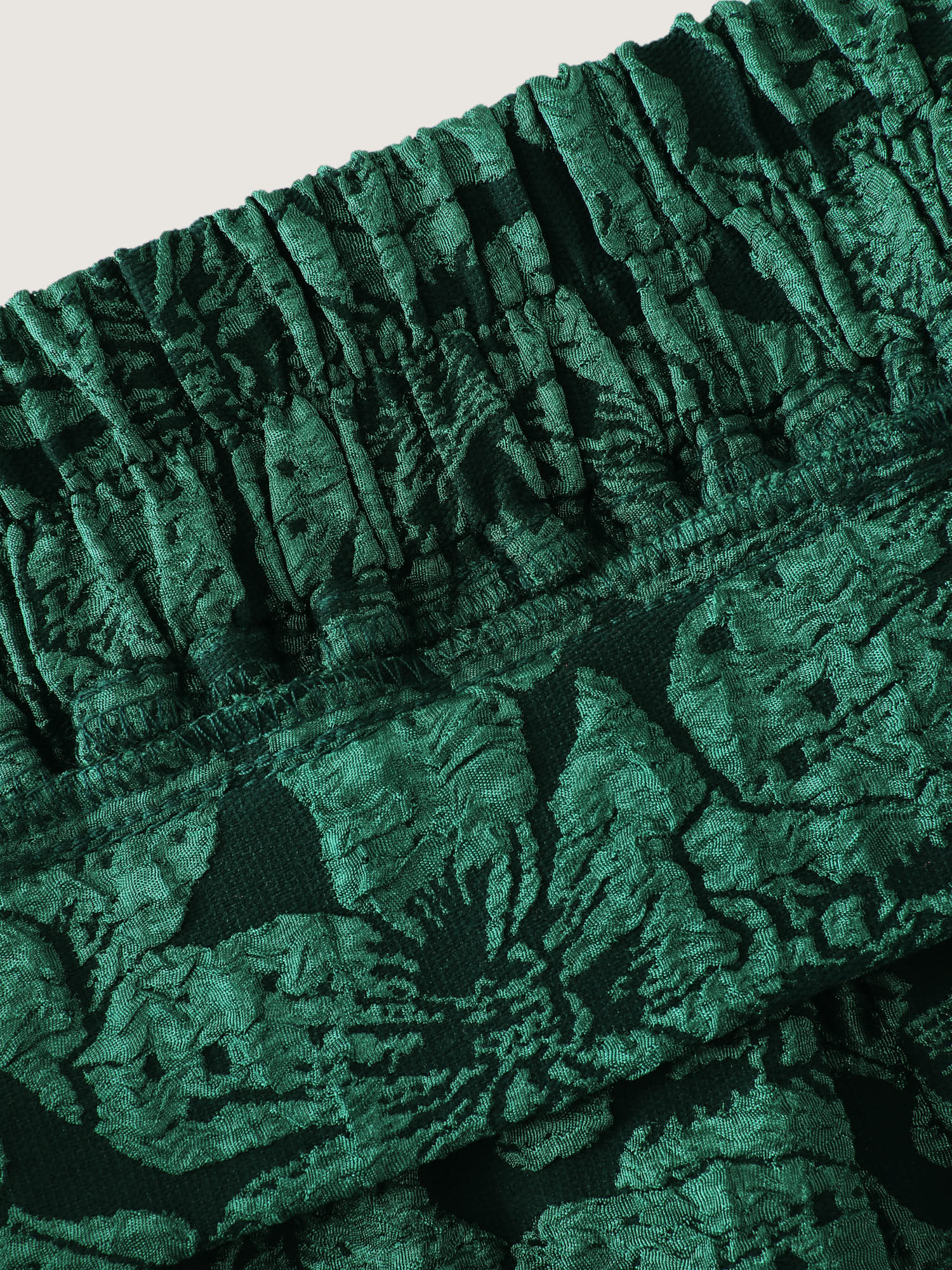 Floral Jacquard Pleated Midi Skirt - Image 6
