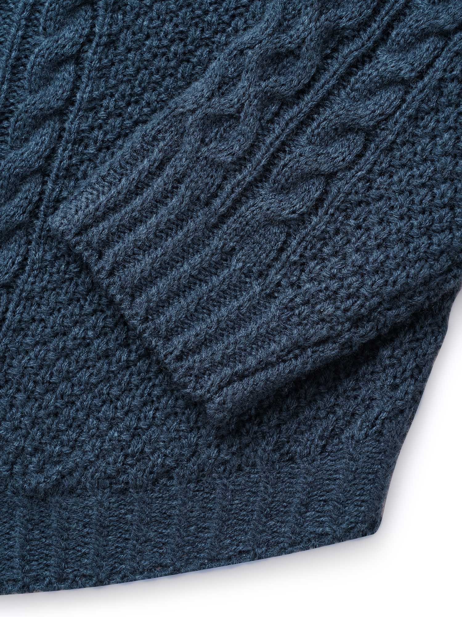 Floral Jacquard Raglan Sleeve Pullover - Image 7
