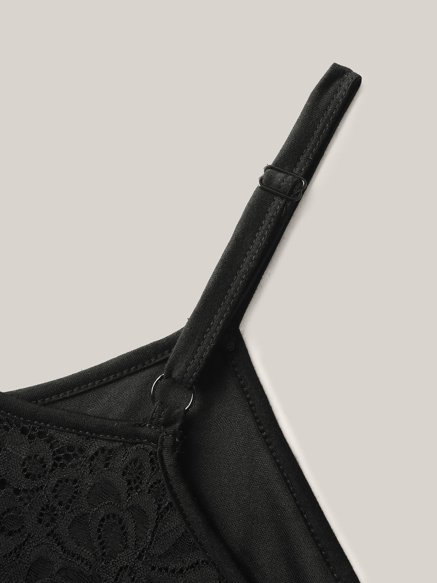 Floral Lace Lined Tank Top - Image 6