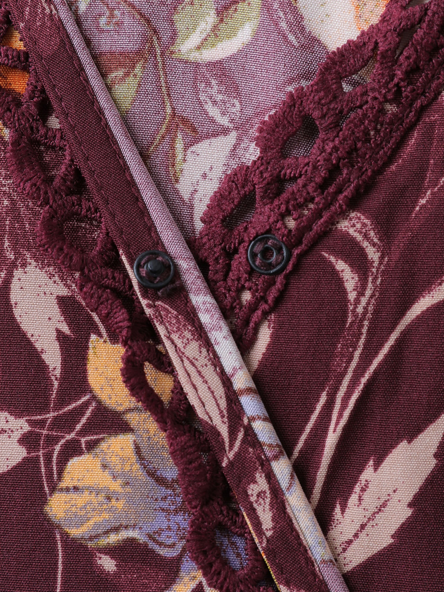 Floral Lace Print Pockets Maxi Dress - Image 7