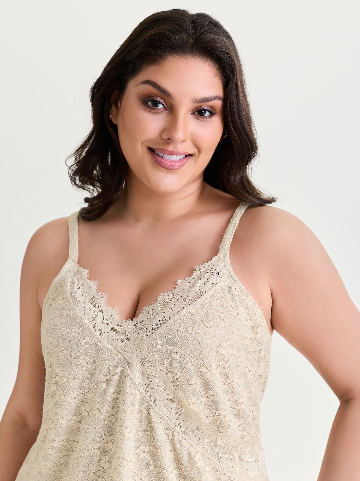 Floral Lace Stretchy Lounge Set - Image 3