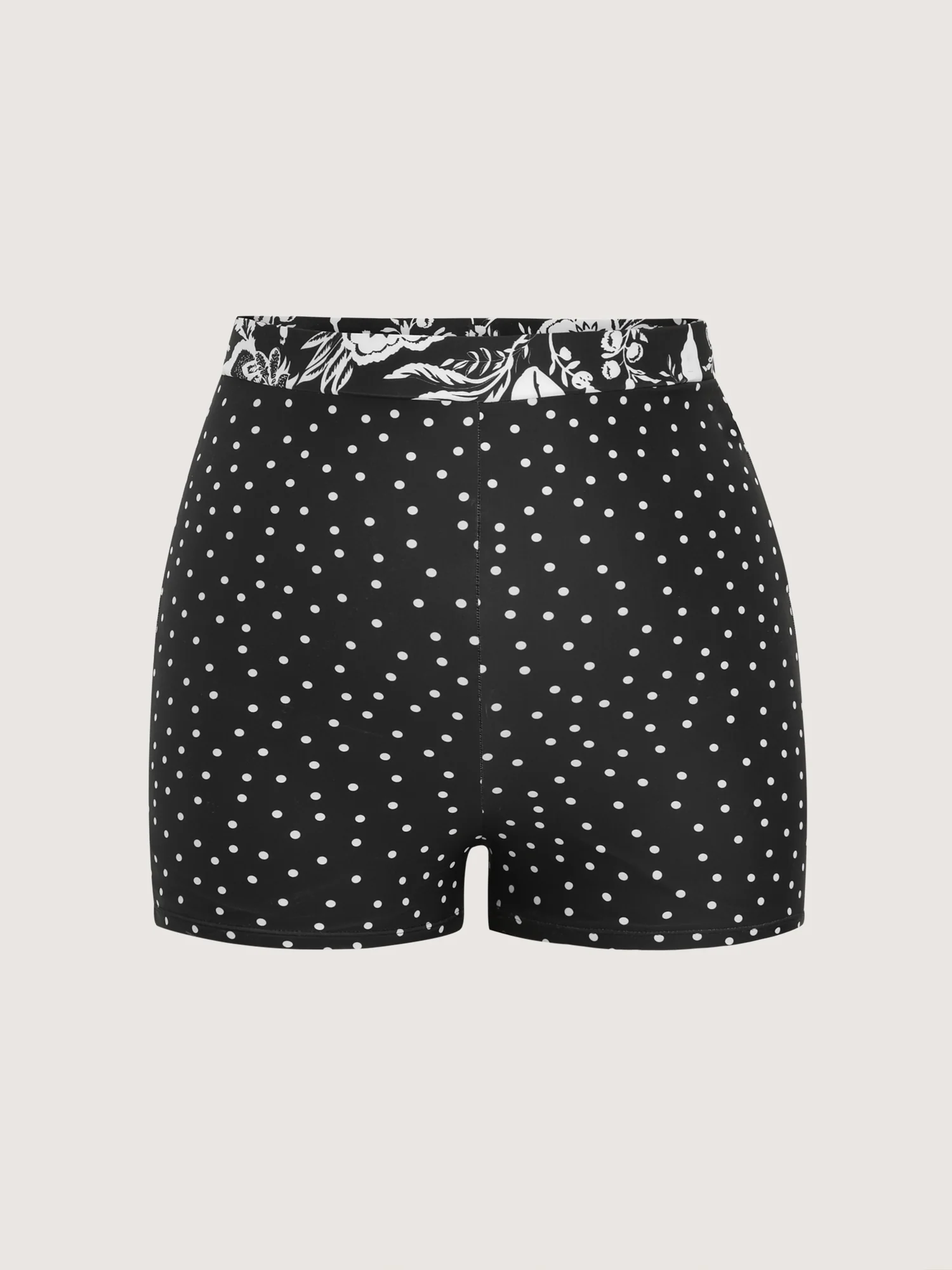Floral Polka Dotted Print Swim Dress - Image 8