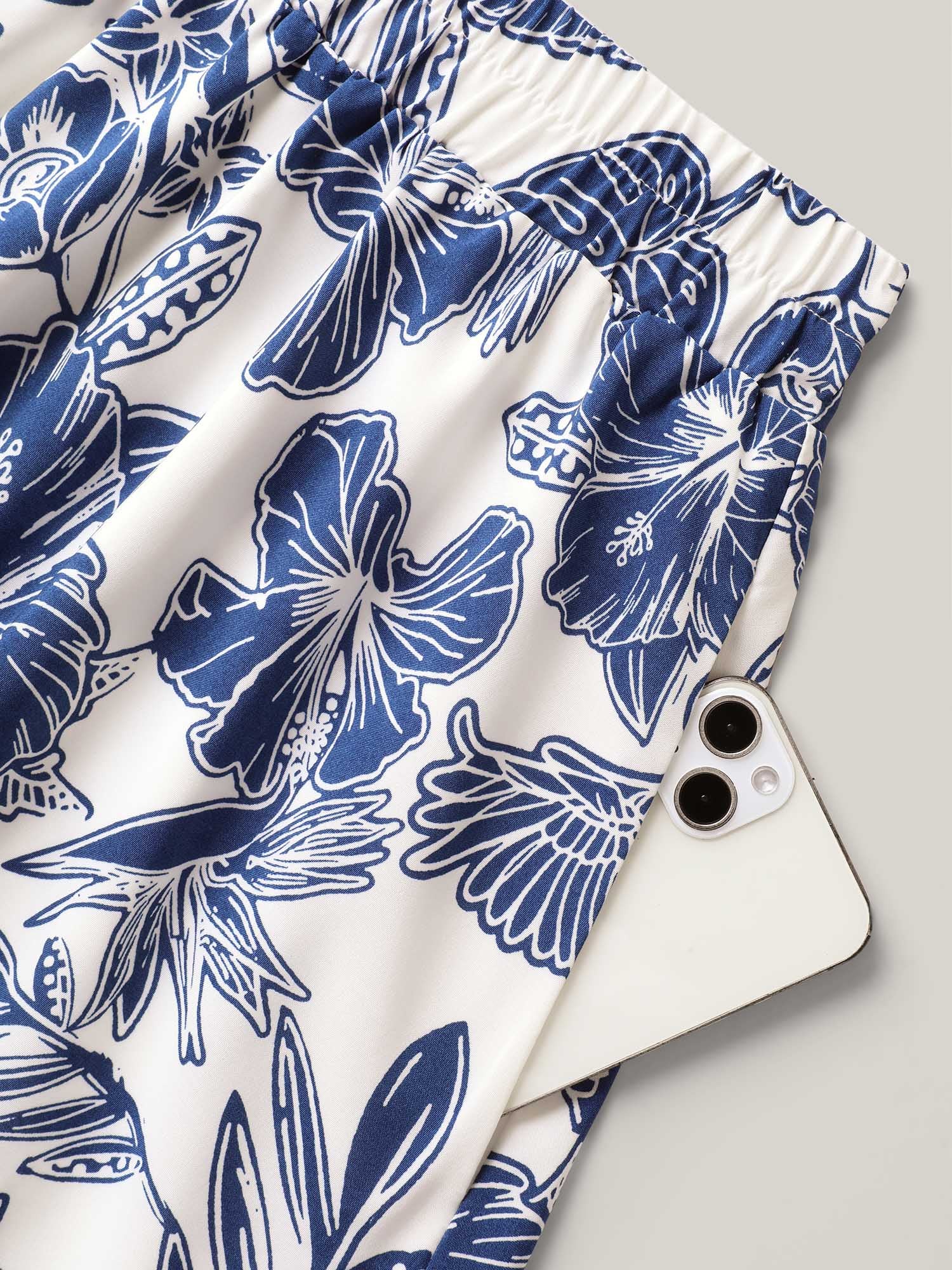 Floral Print A-Line Maxi Skirt - Image 5