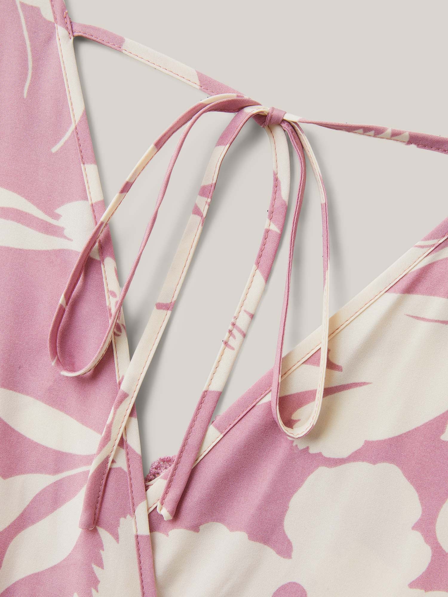 Floral Print Back Tie Jumpsuit - Image 5