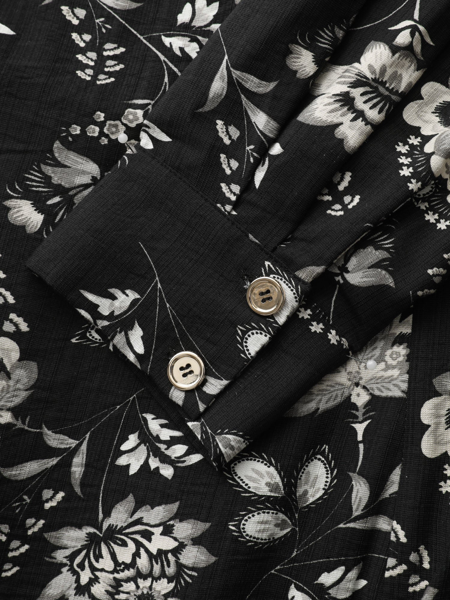 Floral Print Boat Neckline Midi Dress - Image 7