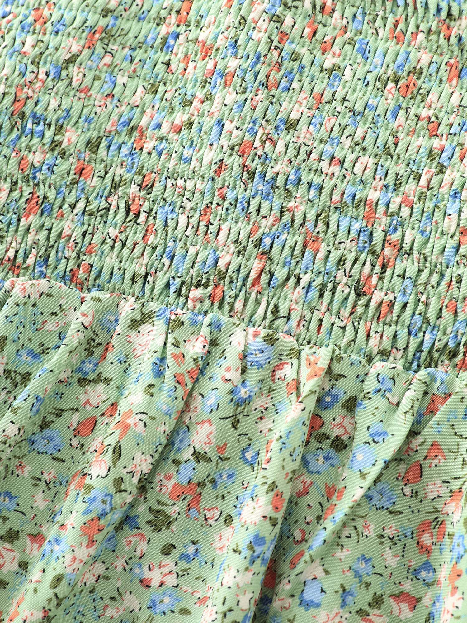 Floral Print Bowknot Front Tank Top - Image 6