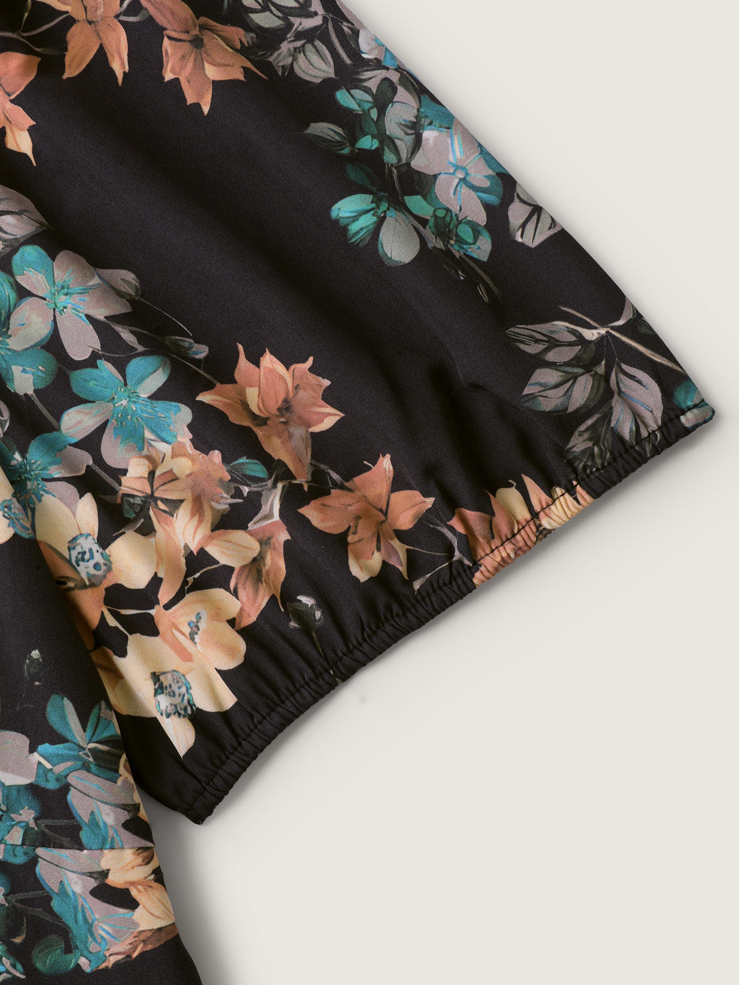 Floral Print Bust Ease Pockets Midi Dress - Image 5