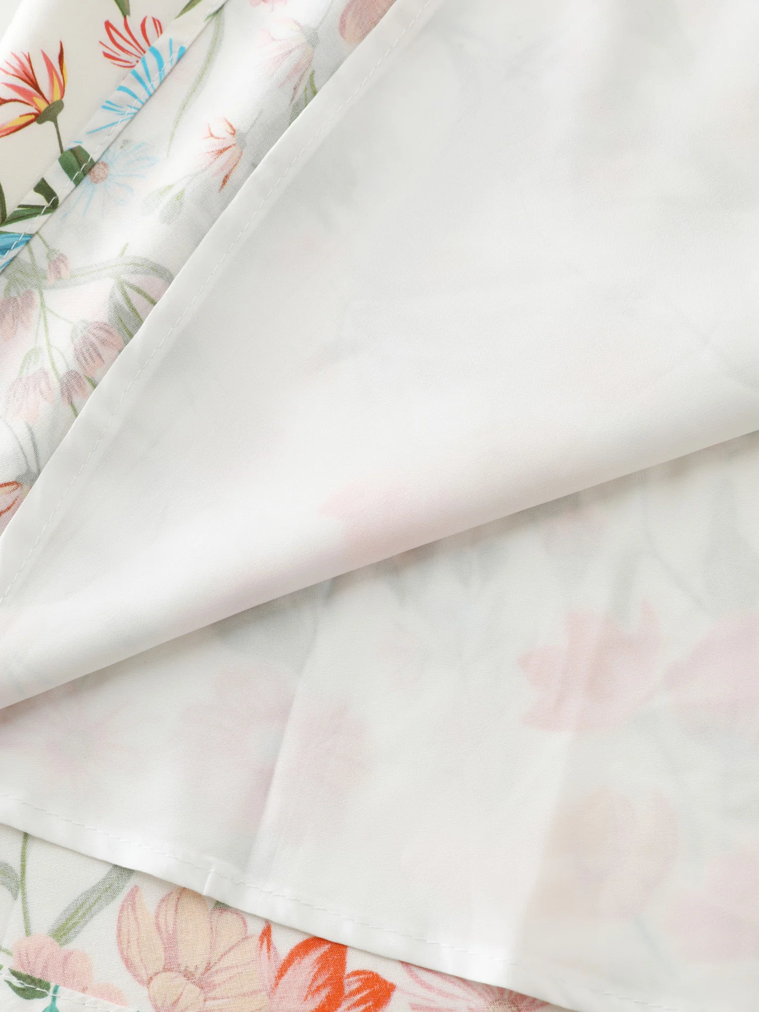 Floral Print Button Placket Maxi Dress - Image 8