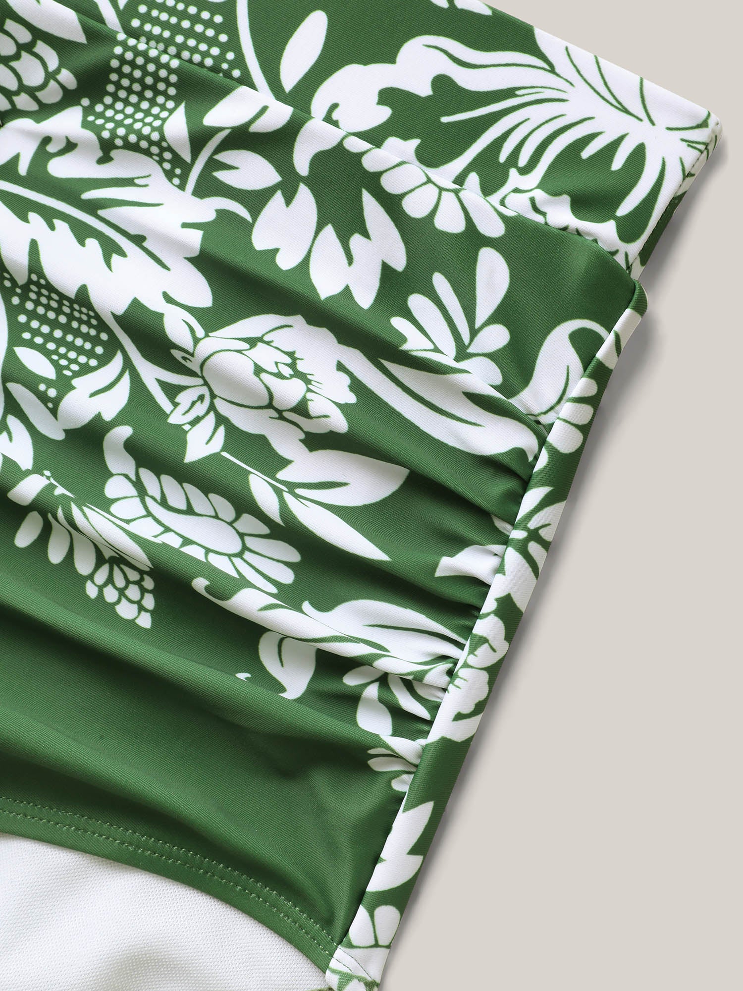 Floral Print Cheeky Coverage Swim Bottoms - Image 5