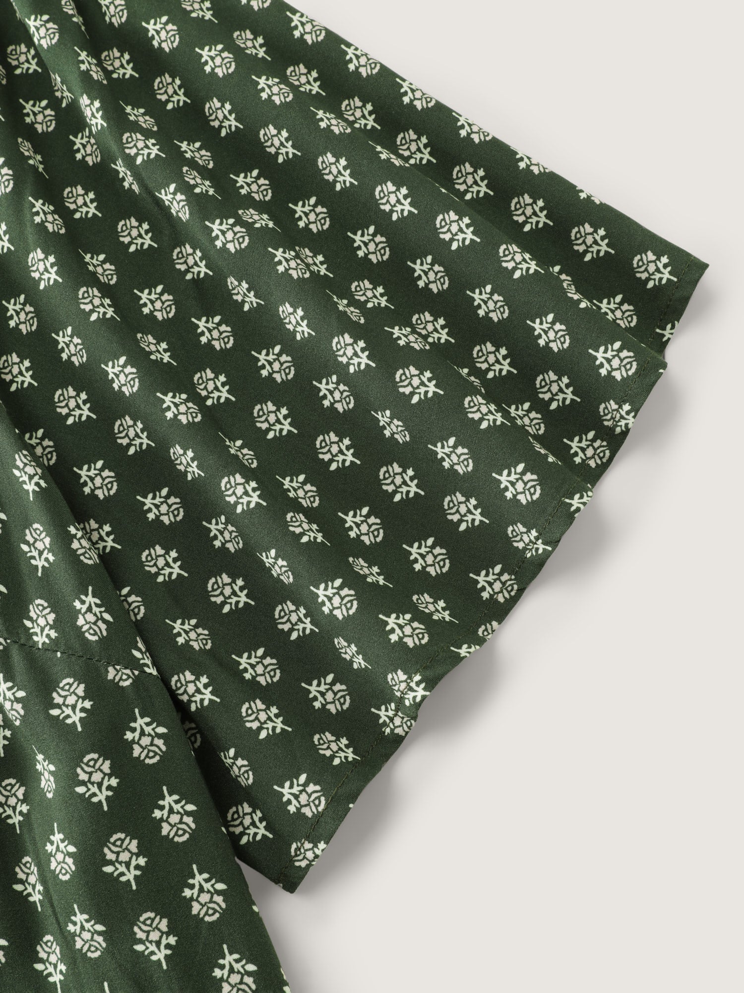 Floral Print Flared Layered Blouse - Image 6