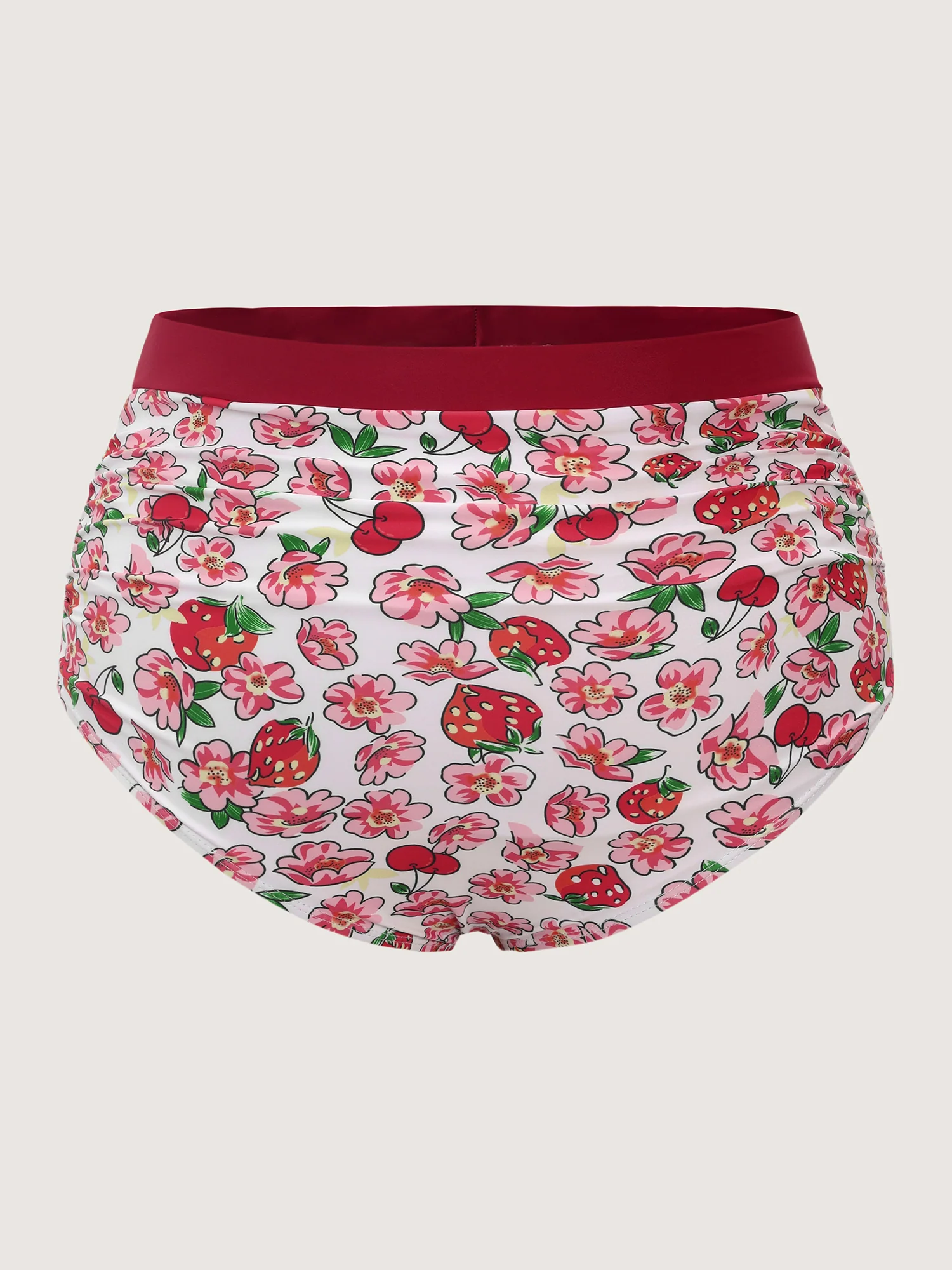 Floral Print Full-Hip Coverage Bikini Bottoms - Image 4