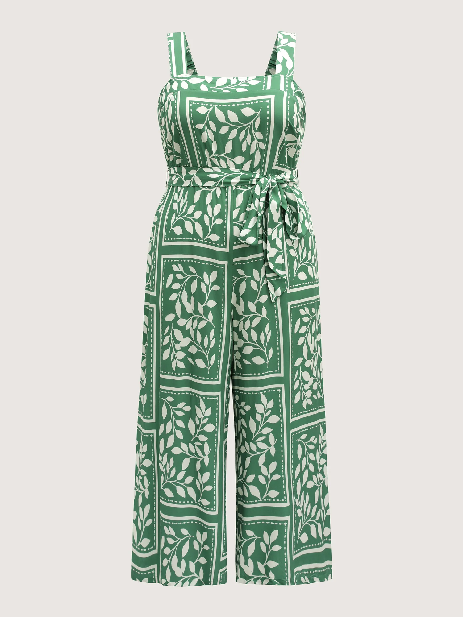 Floral Print Gathered Back Cami Jumpsuit - Image 7