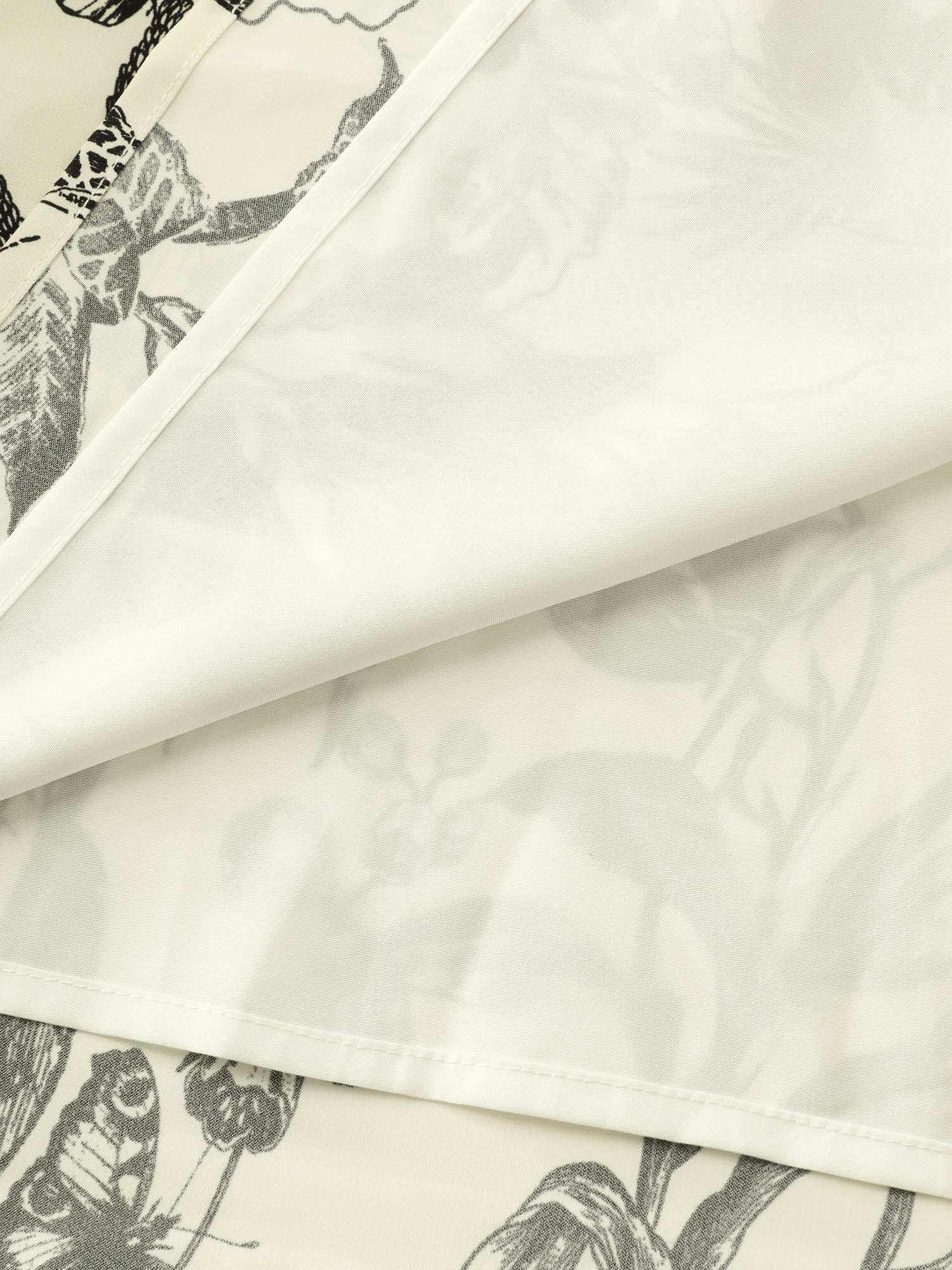 Floral Print Hem Pleated Maxi Skirt - Image 9